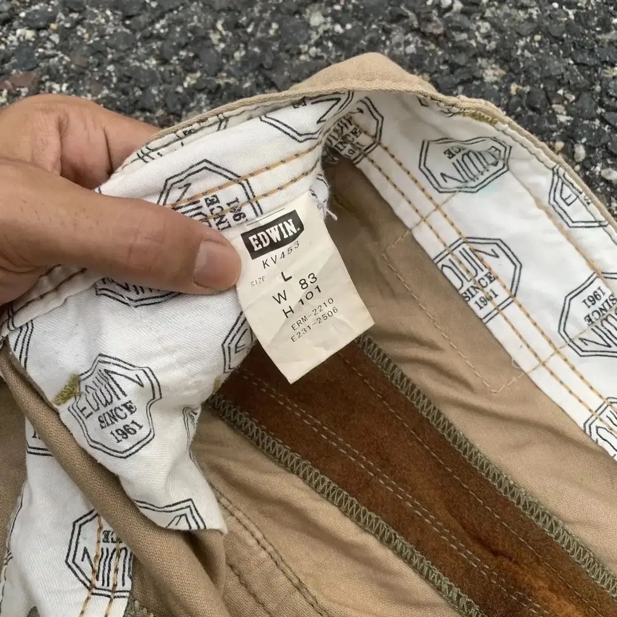 Edwin Japanese Vintage Trousers Big Pocket Faded Pants Size US 35 - 8 Thumbnail