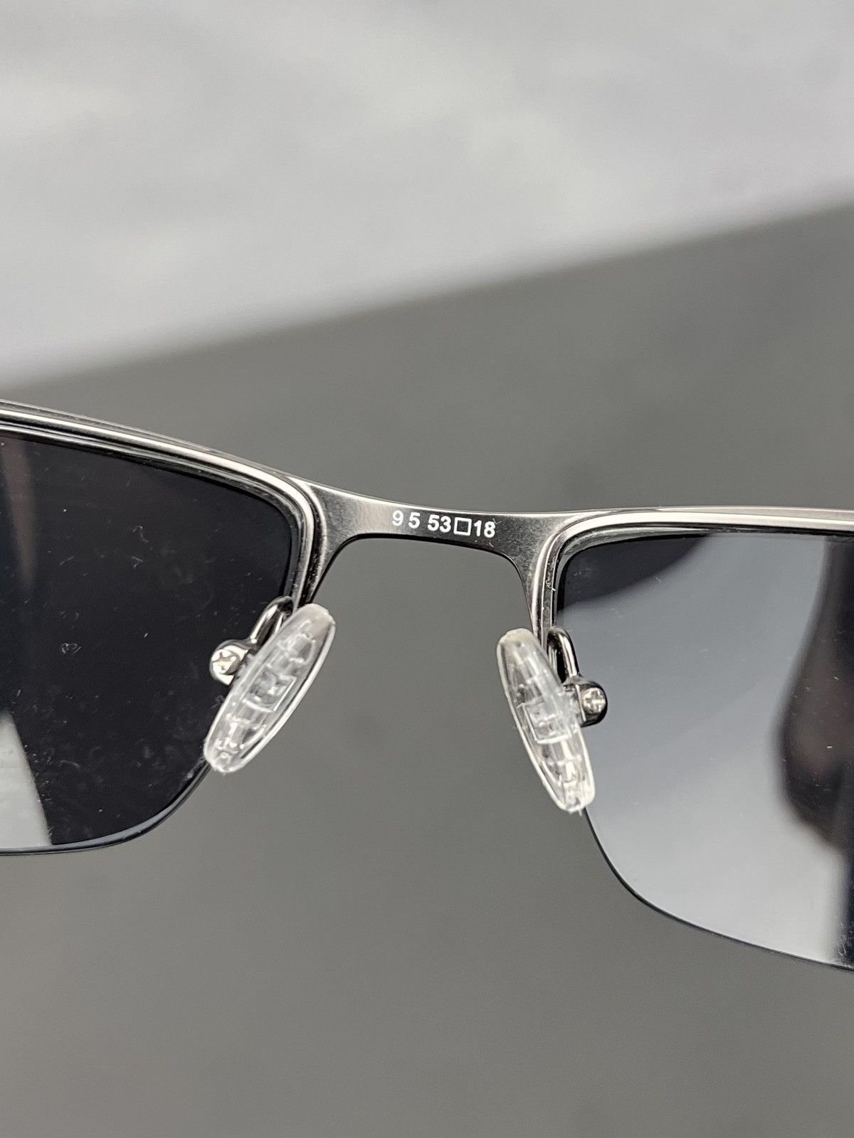 Carrera Carrera Gunmetal Semi-Rimless Rectangular Sunglasses Mens Size ONE SIZE - 7 Thumbnail