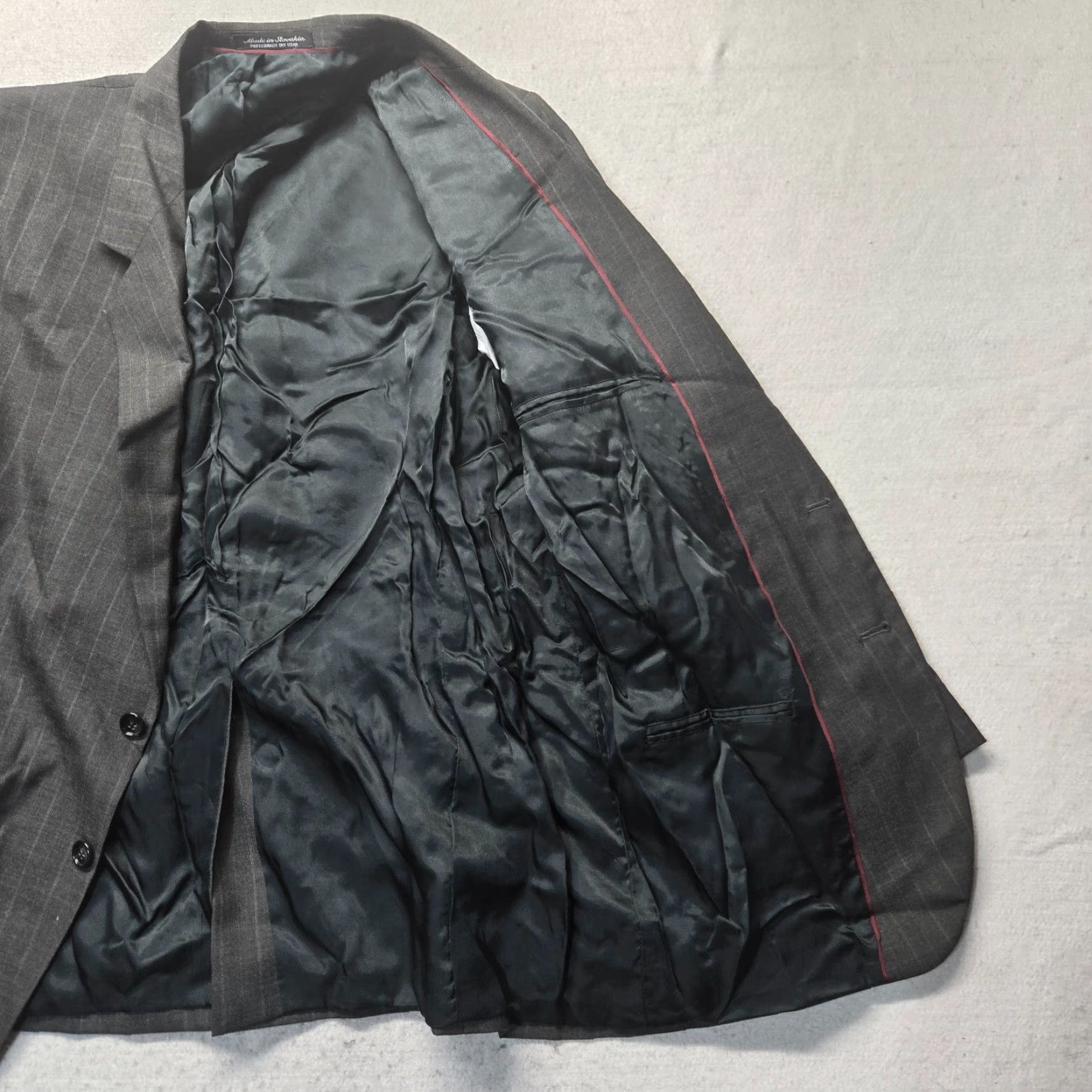 Vintage Kilburne and Finch Blazer Jacket Coat Black 2 Button Adult Men's Size 46R Size 46R - 2 Thumbnail