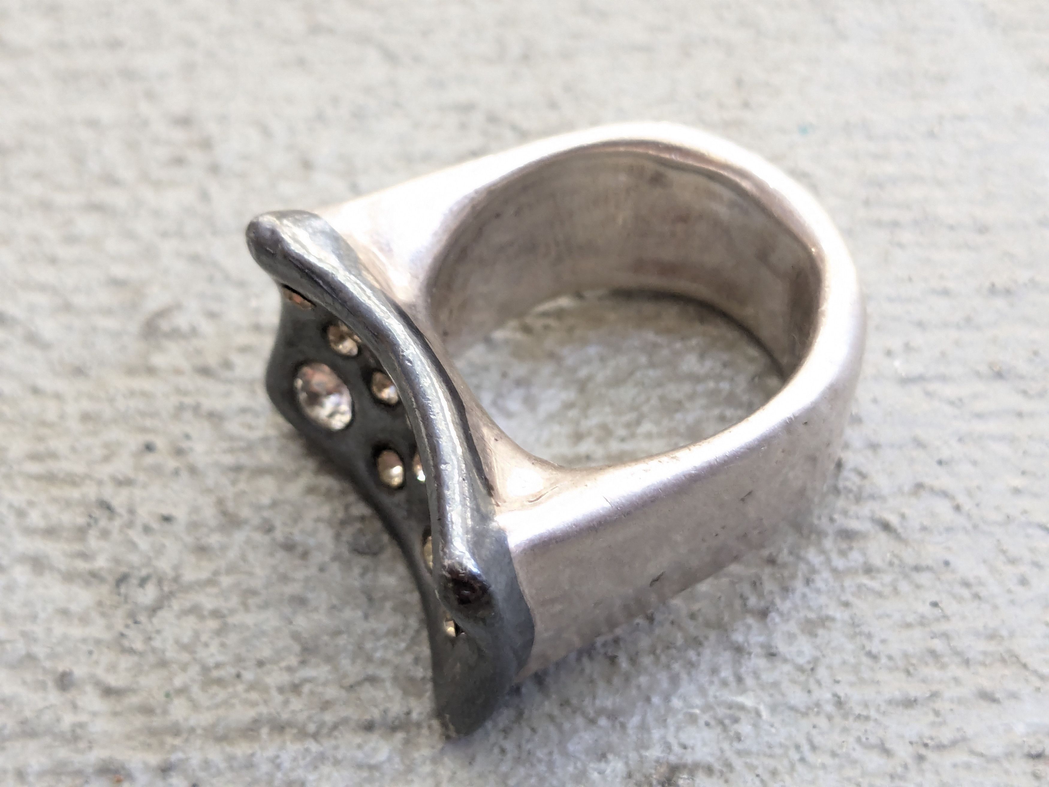 Jewelry × Sterling Silver Vintage Sterling Silver Ring 9 Electroform Hollow Puffy Size ONE SIZE - 2 Thumbnail