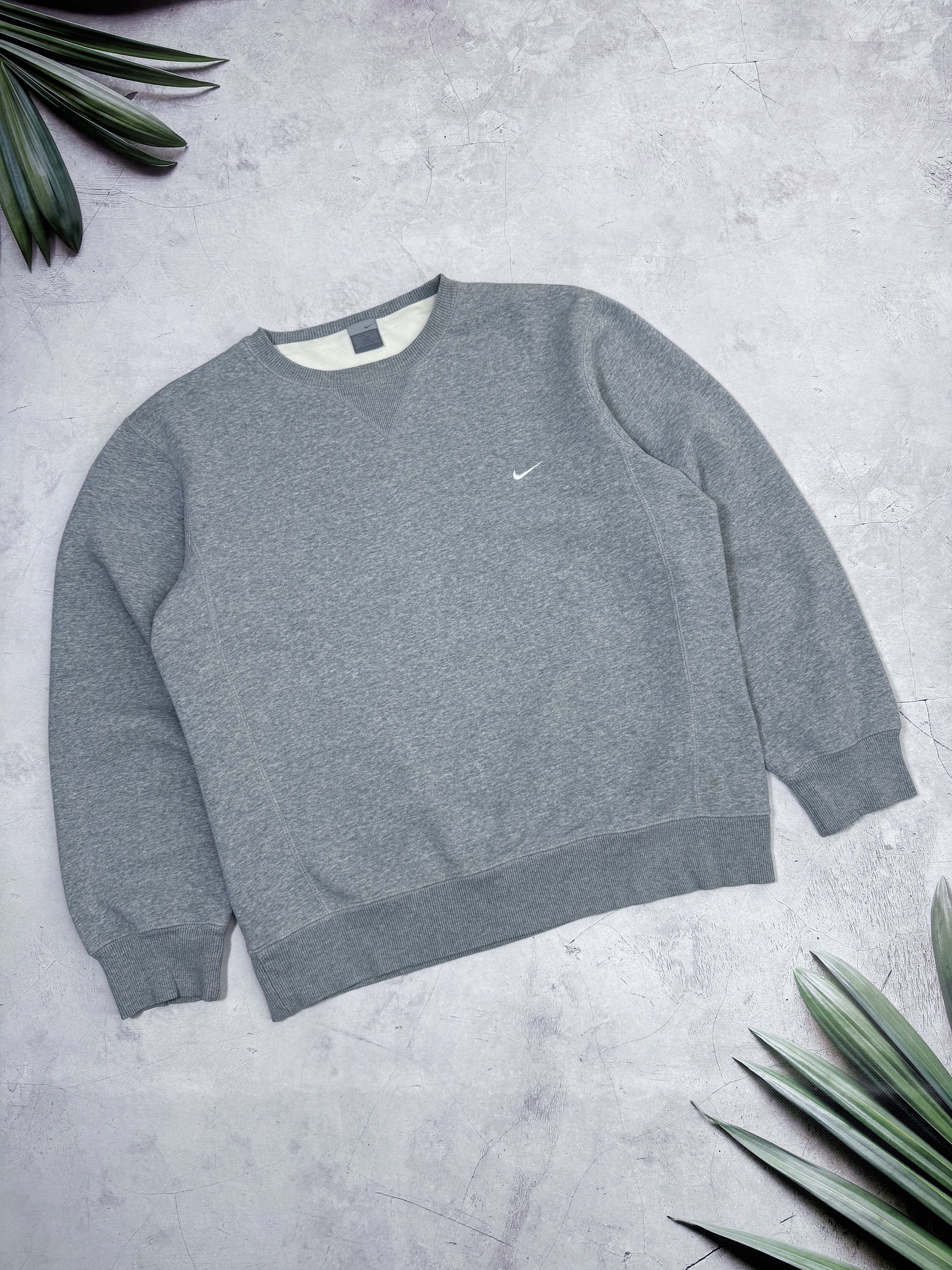 Nike × Vintage Y2K Nike Sweatshirt Small Swoosh Logo Basic Size US L / EU 52-54 / 3 - 3 Thumbnail