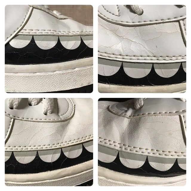 Bape × Kaws × Nigo KAWS CHOMPERS BAPE STA Patent Leather Sneakers APE NIGO Size US 9.5 / EU 42-43 - 8 Thumbnail
