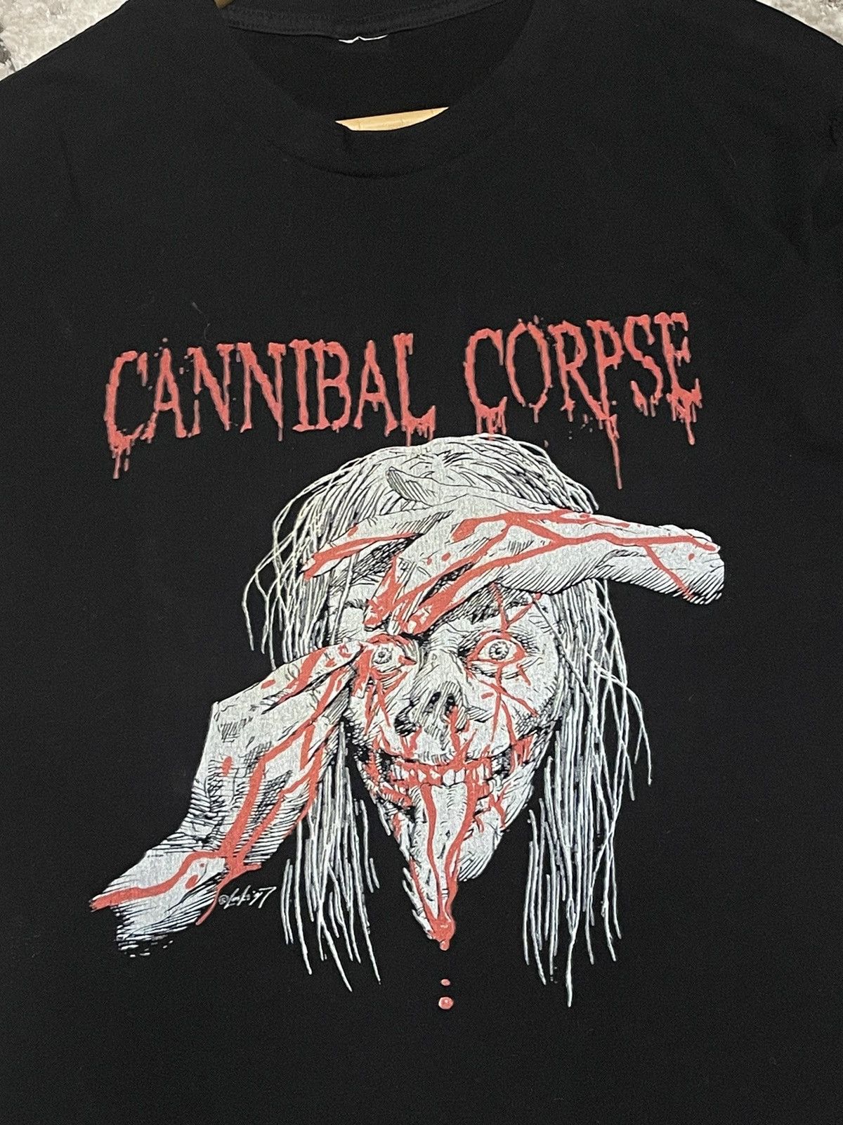Band Tees Vintage Cannibal Corpse 1997 Vibe Band Rock T-shirt Size US M / EU 48-50 / 2 - 4 Thumbnail