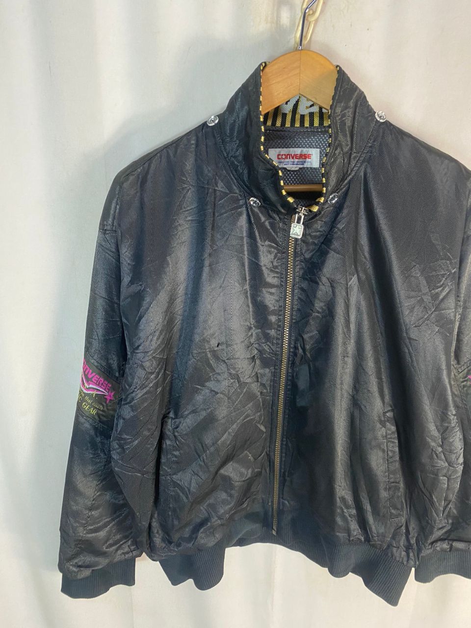 Converse × Vintage Vintage converse zipper jacket Size US L / EU 52-54 / 3 - 4 Thumbnail