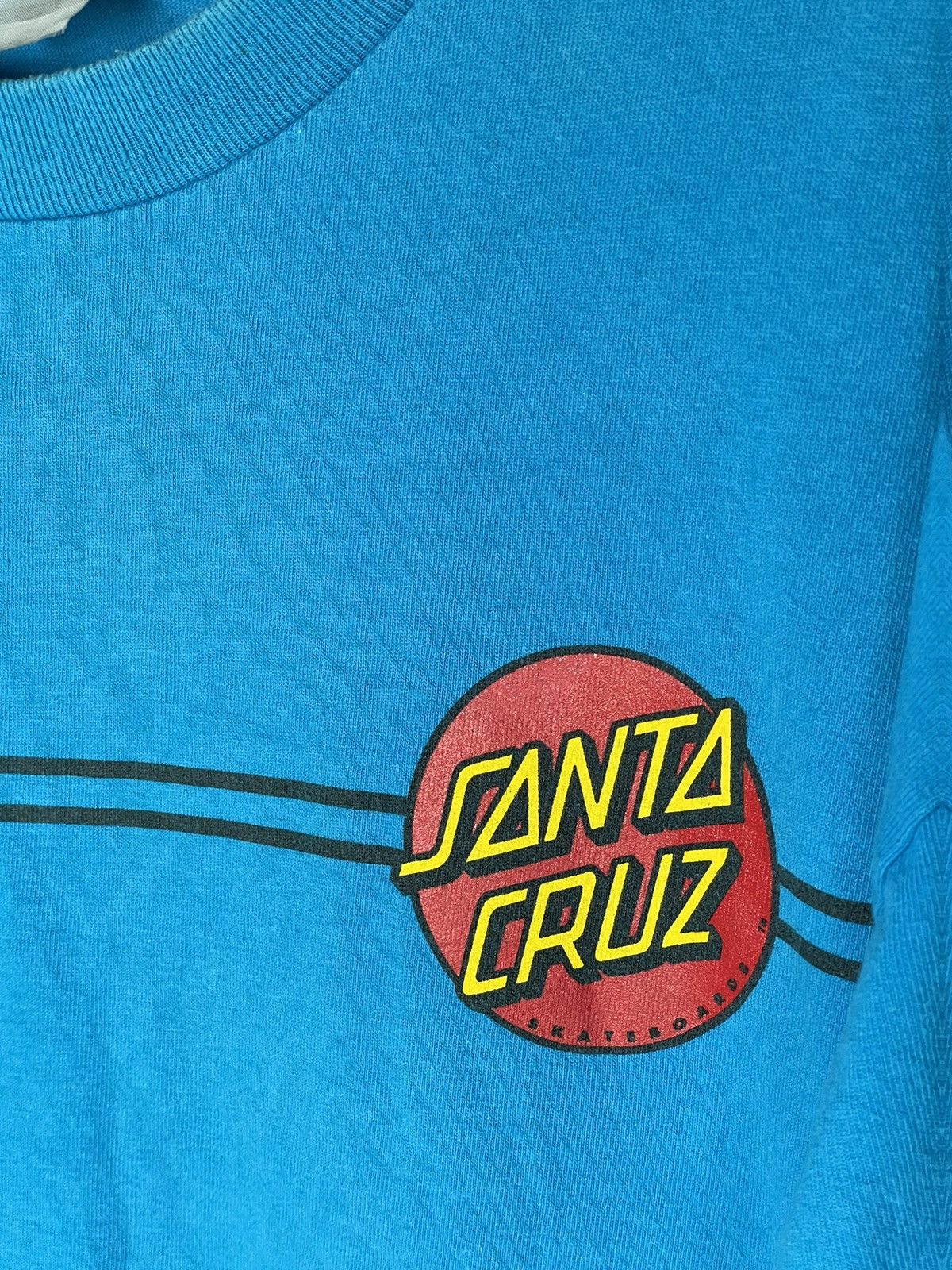 Vintage Vintage Santa Cruz Skateboards Fire Double Sided T-Shirt Size US M / EU 48-50 / 2 - 9 Thumbnail