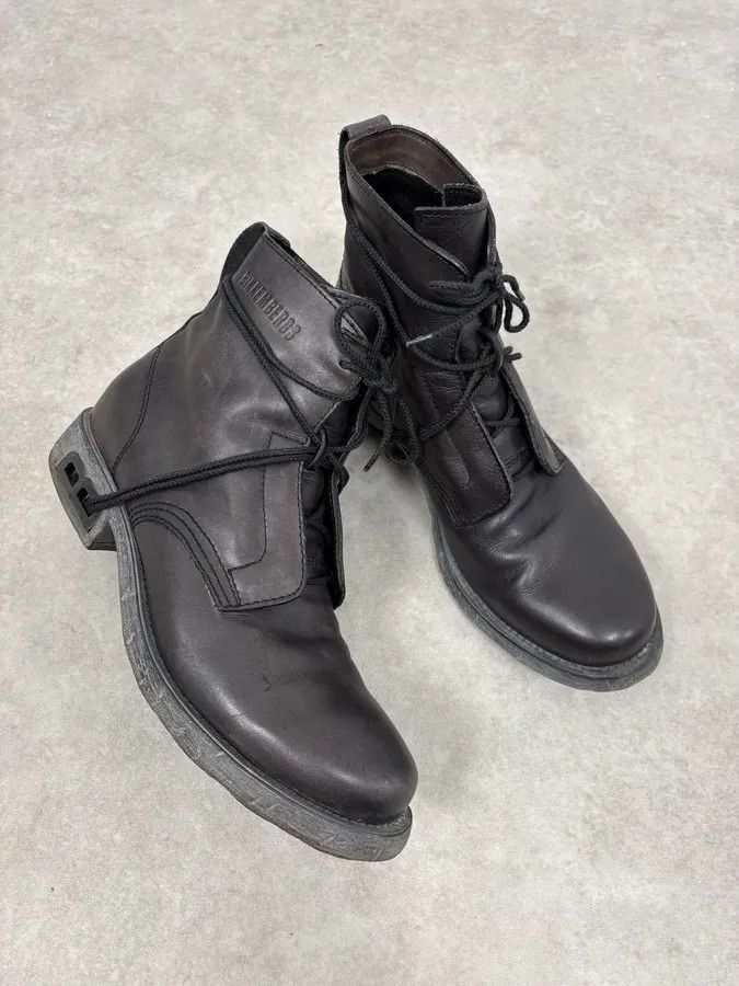 Dirk Bikkembergs 1990s Dirk Bikkembergs B-Laced Brown Combat Boots Size US 7 / EU 40 - 5 Thumbnail