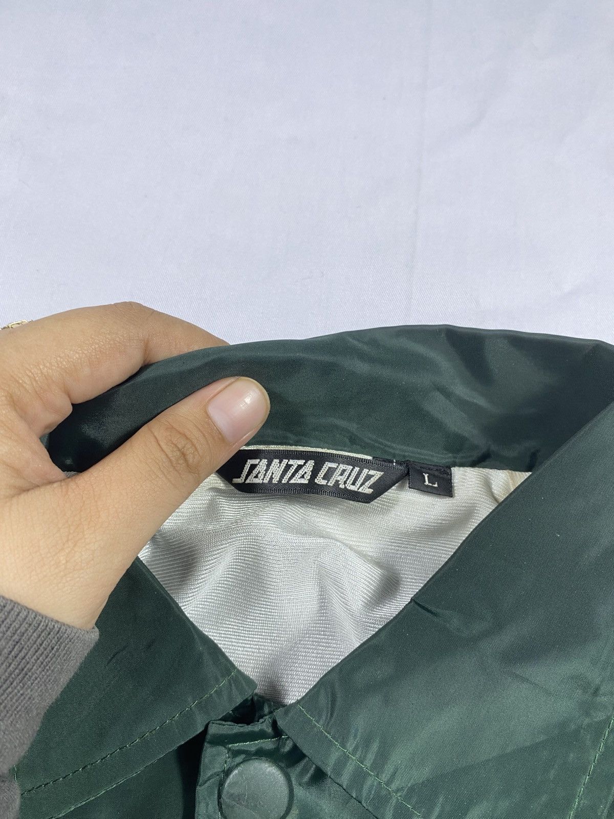 Santa Cruz Skateboards Coach jacket distressed Santa Crauz Size US L / EU 52-54 / 3 - 8 Thumbnail