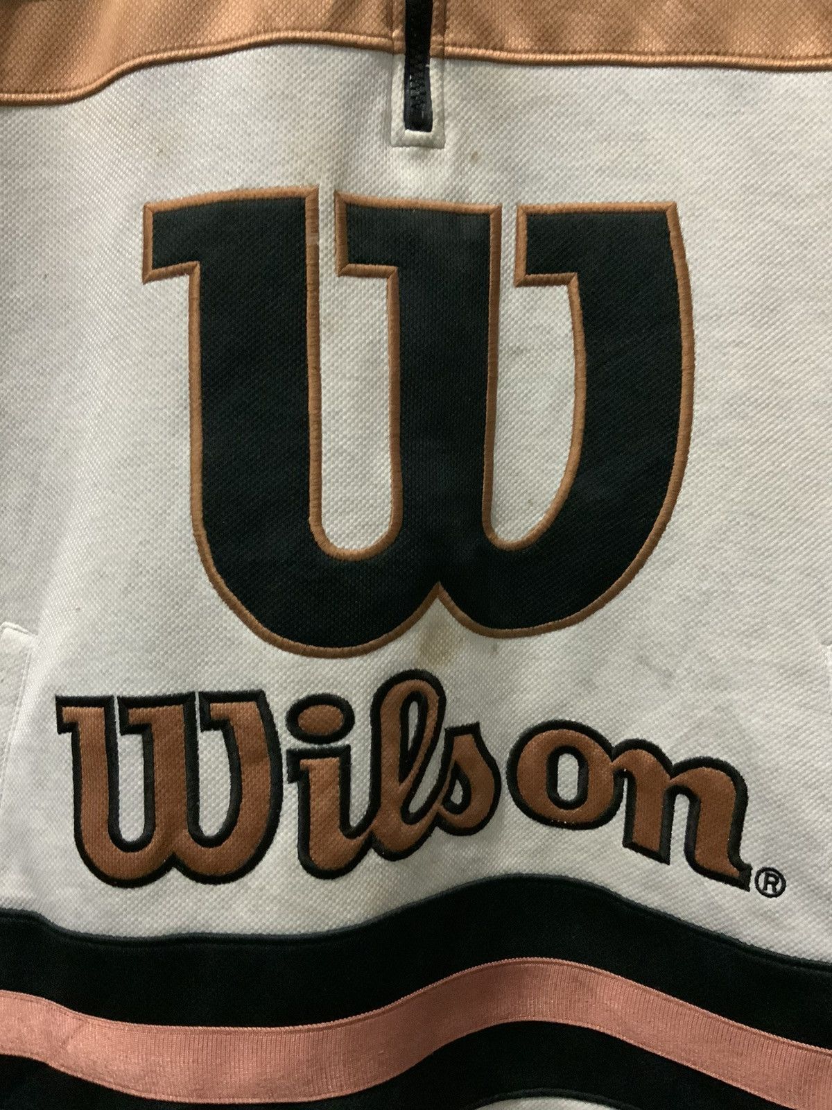 Japanese Brand Vintage Wilson Half Zipper Sweatshirt Size US M / EU 48-50 / 2 - 6 Thumbnail