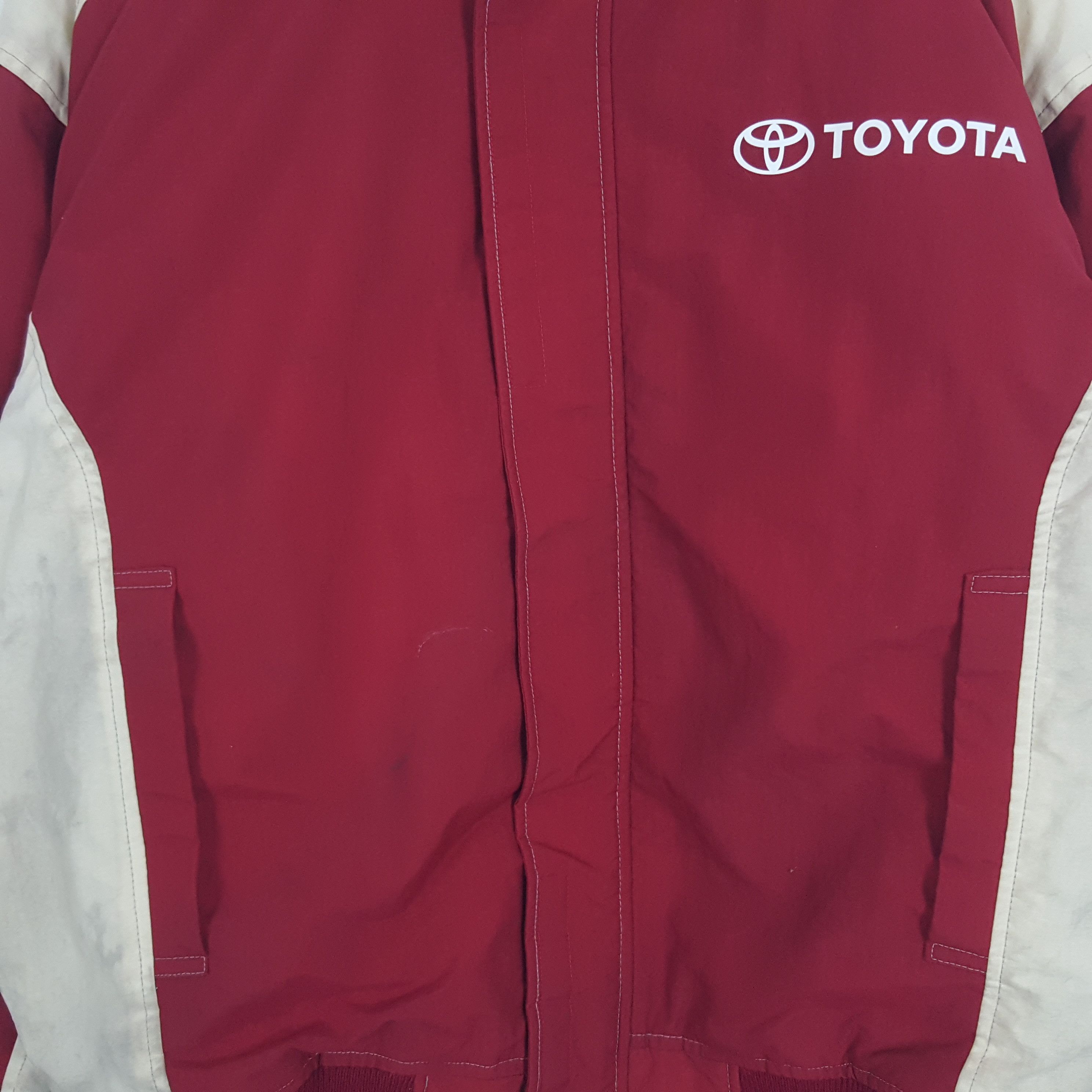 Japanese Brand × Vintage Vintage Toyota Techno Japanese Racing Team Bombers Jacket Size US XXL / EU 58 / 5 - 4 Thumbnail