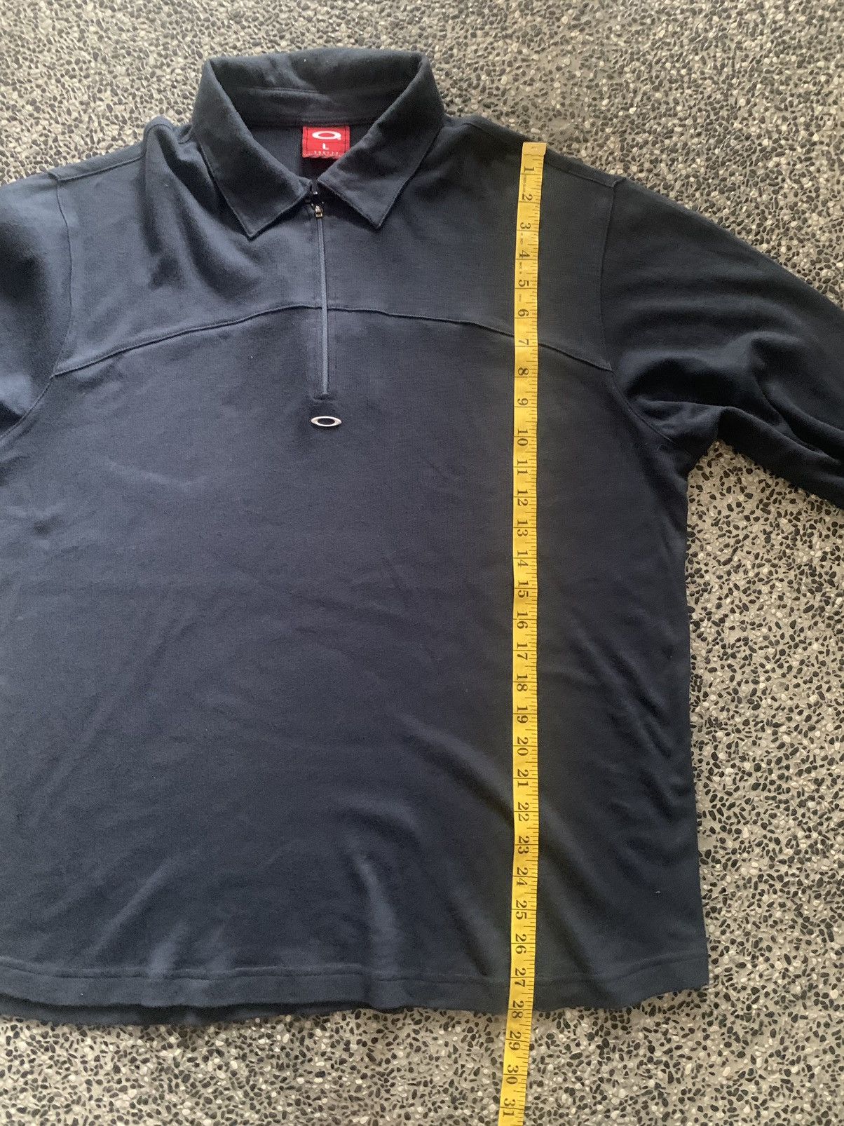 Oakley × Vintage Vintage Oakley Half Zipper Long Sleeve Polo Shirt Size US L / EU 52-54 / 3 - 11 Thumbnail