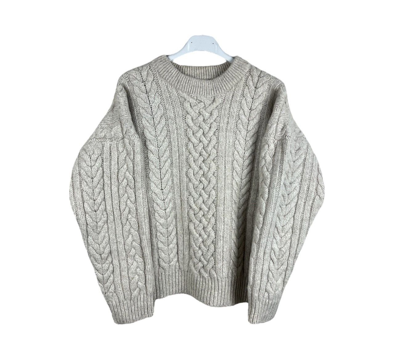 Avant Garde Ljungberg vintage Norwegian cable knit wool sweater knitted ...