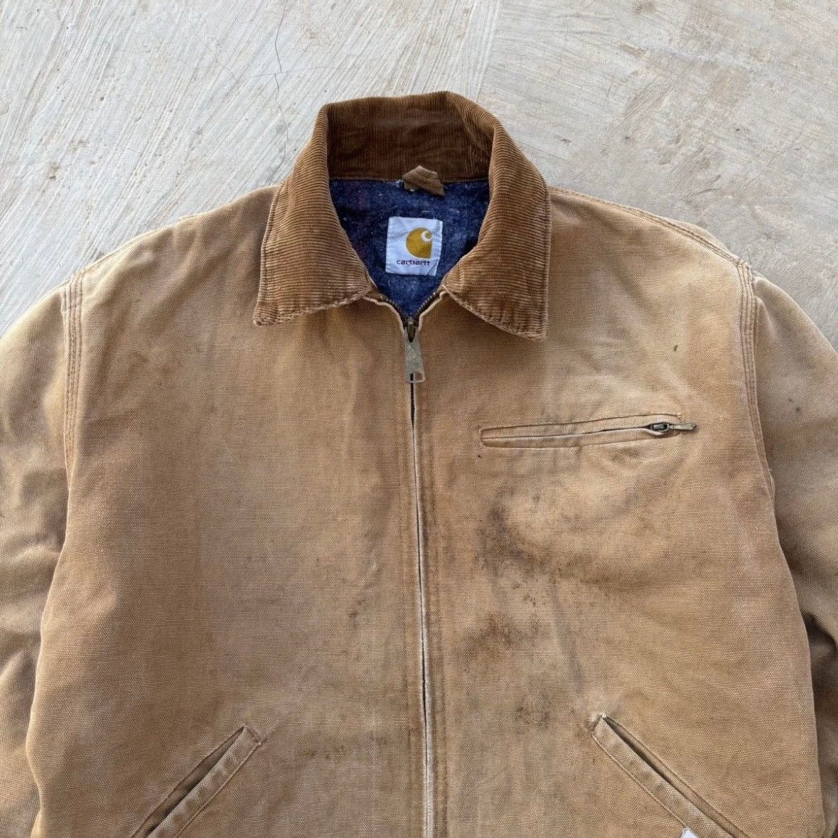 Carhartt Vintage 90s Faded Carhartt Detroit Jacket BRN Size US M / EU 48-50 / 2 - 2 Thumbnail