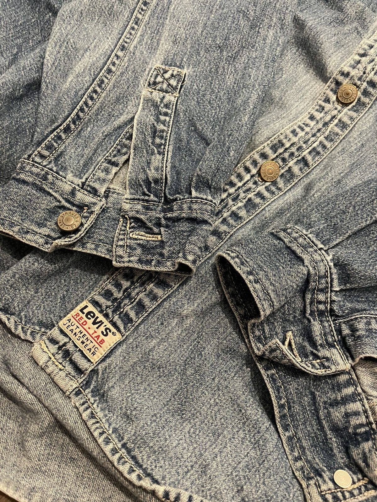 Levi's × Levi's Vintage Clothing × Vintage Vintage Levi’s “Denim” Button-up Shirt (Sz.L) Size US L / EU 52-54 / 3 - 4 Thumbnail