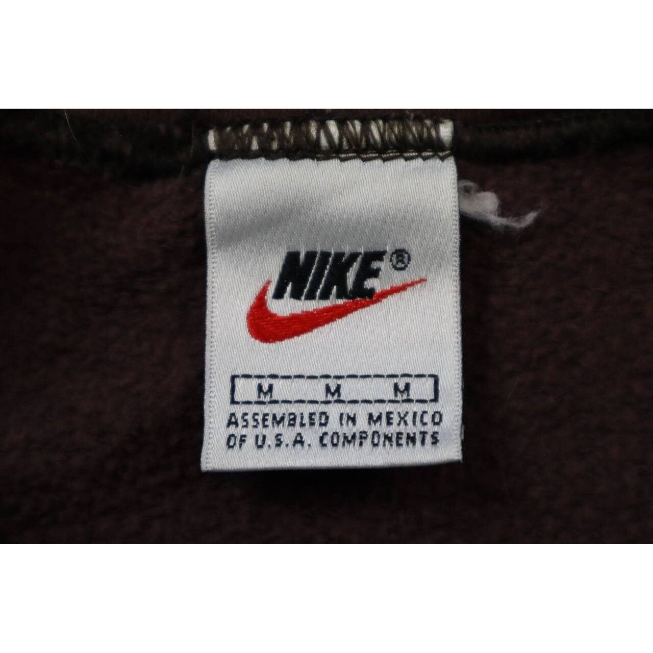Nike Vintage 90s Nike Crewneck Sweatshirt Brown Swoosh Sportswear Size US M / EU 48-50 / 2 - 2 Thumbnail