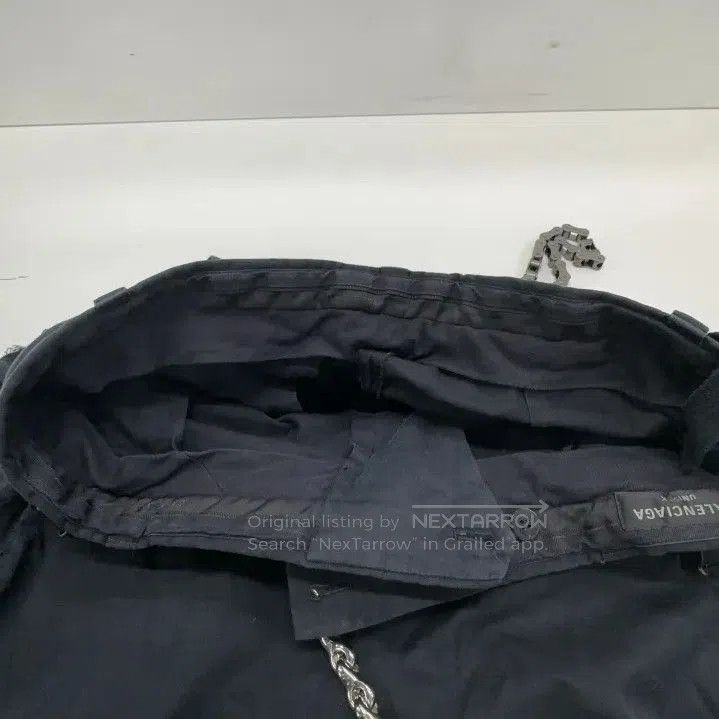 Balenciaga Balenciaga Black Rhinestone Detail Casual Pants. Size US 26 / EU 42 - 6 Thumbnail