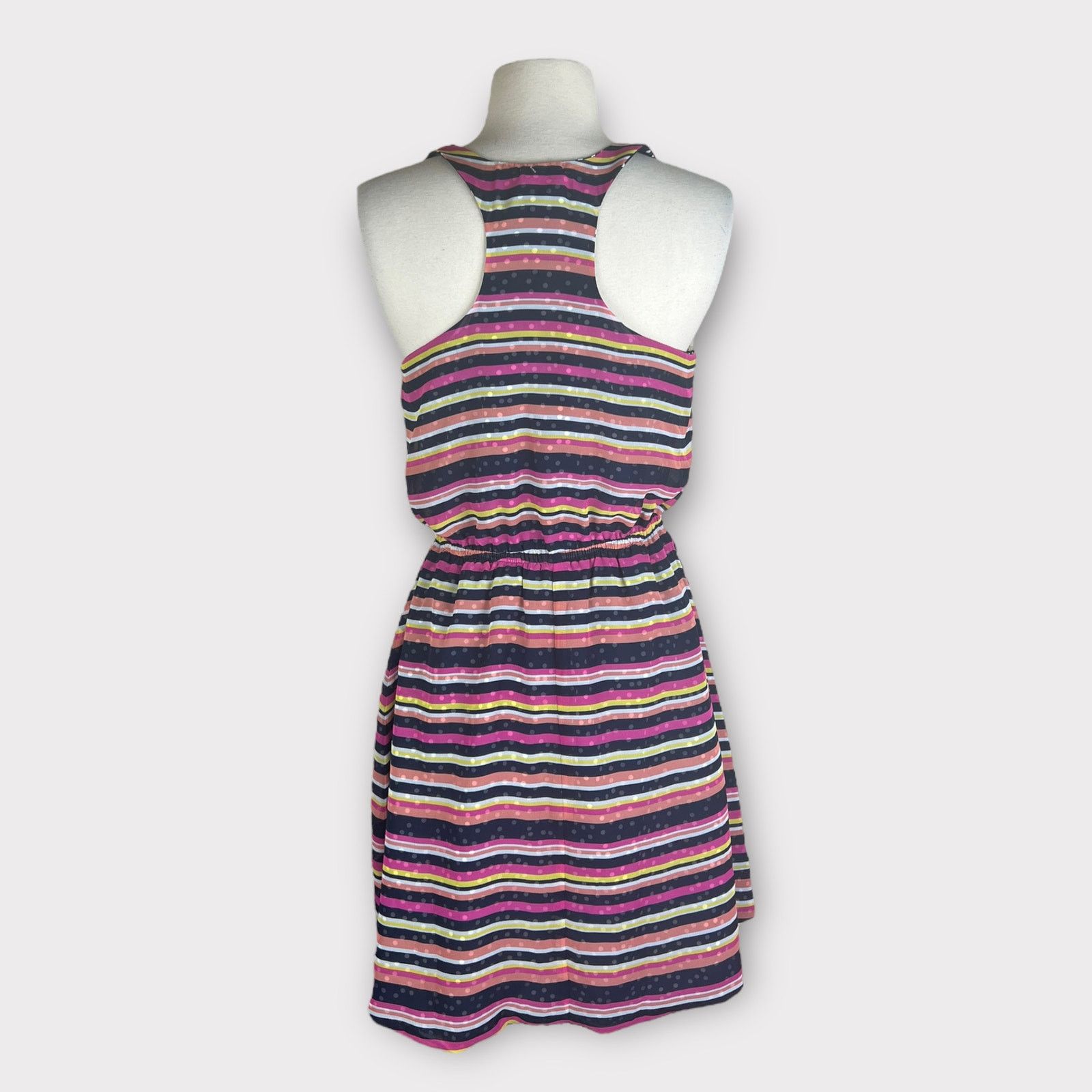 Macys Eyeshadow | Striped Polka Dot Sundress | Medium Size M / US 6-8 / IT 42-44 - 3 Thumbnail
