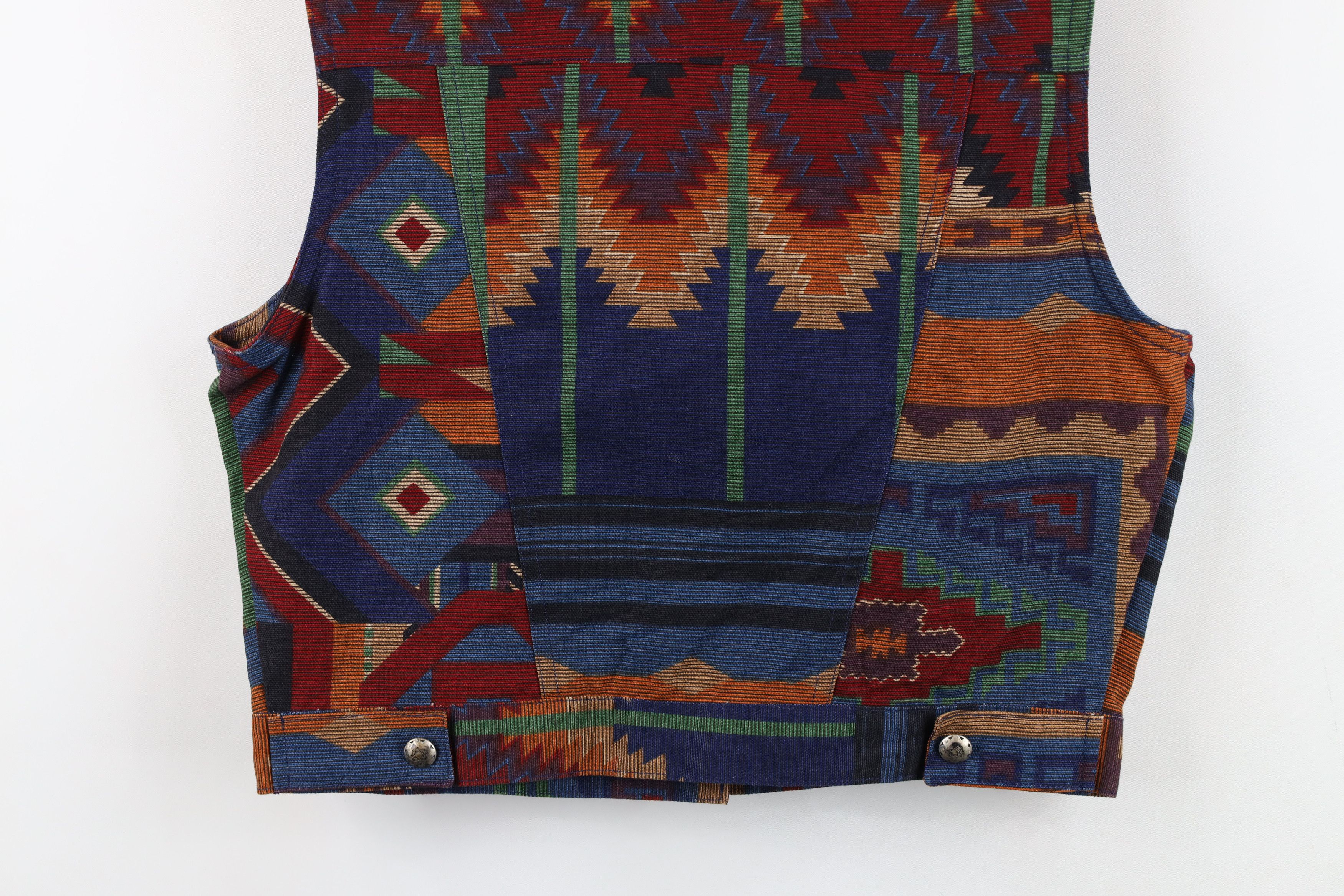 Vintage Vintage 90s Streetwear Southwestern Cowgirl Vest Jacket Size M / US 6-8 / IT 42-44 - 12 Thumbnail