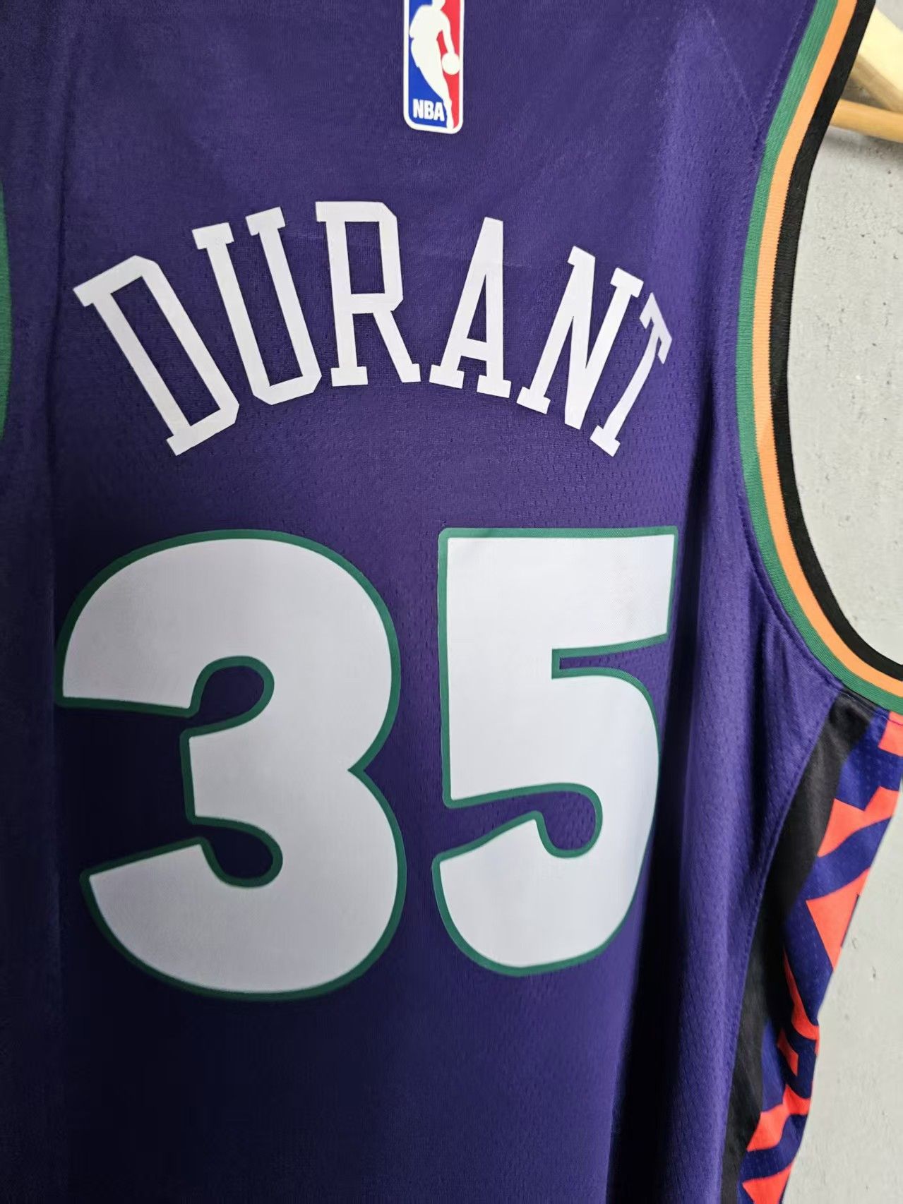 NBA Phoenix Suns #35 Kevin Durant Jersey Purple L Size US L / EU 52-54 / 3 - 4 Thumbnail