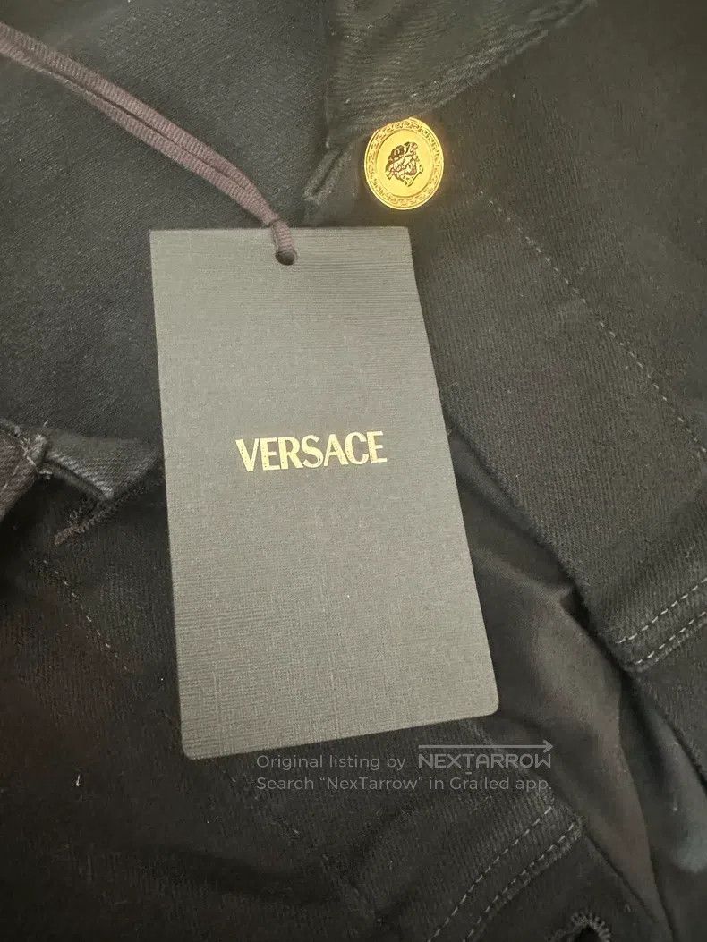 Versace Versace Black denim jacket Size US M / EU 48-50 / 2 - 5 Thumbnail