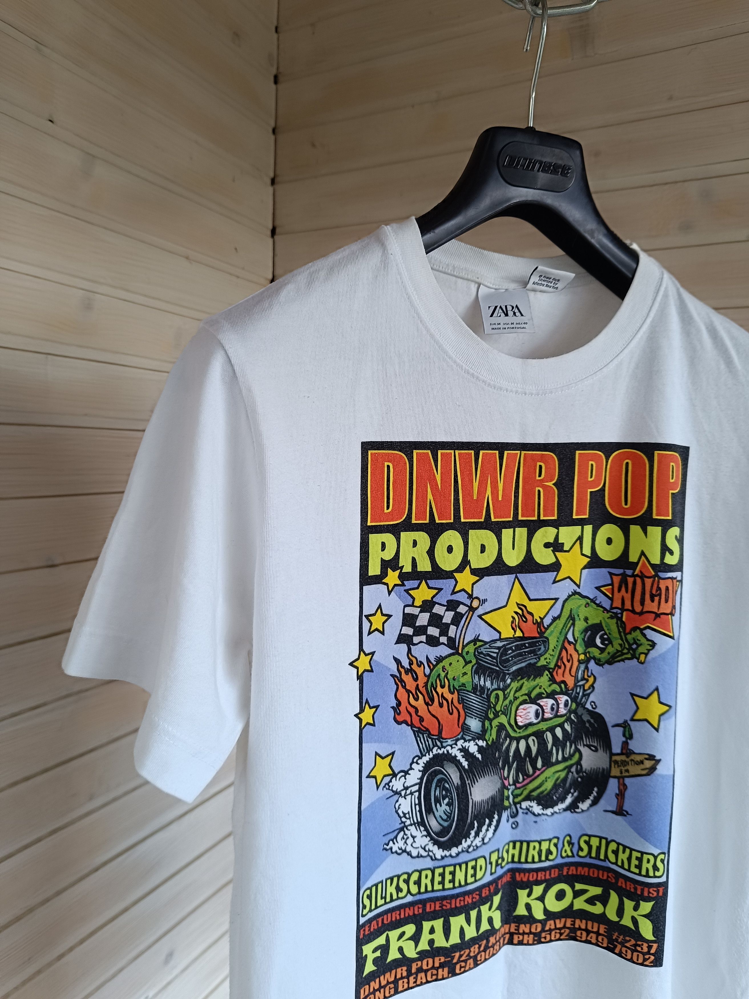 Anime × Zara Frank Kozik Zara Graphic Tee Rock Punk Grunge Hype Size US M / EU 48-50 / 2 - 3 Thumbnail