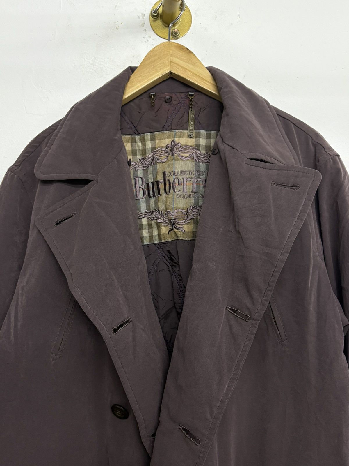 Burberry Burberry Prorsum Double Breasted Burgundy quilted jacket Size US L / EU 52-54 / 3 - 4 Thumbnail