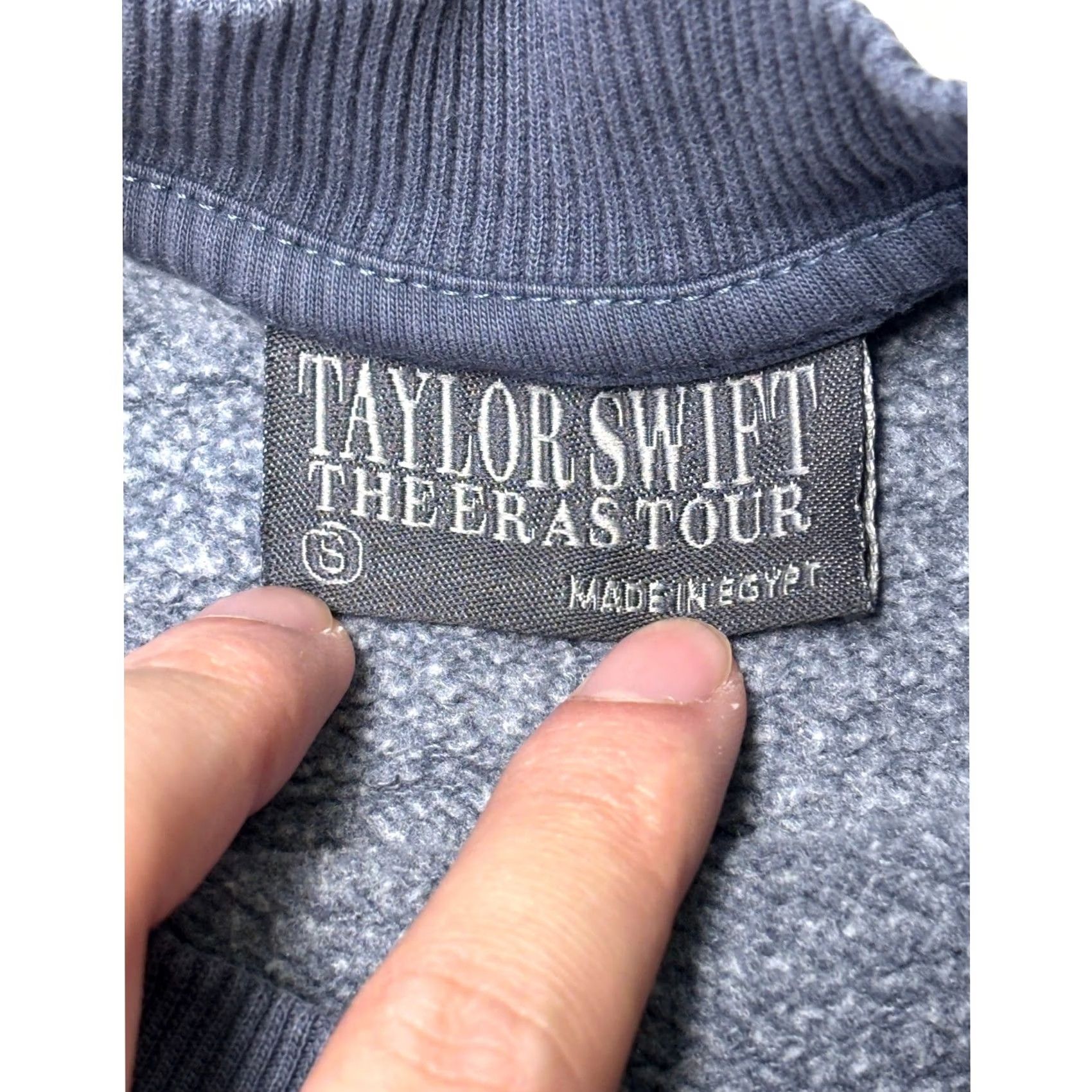 Vintage Taylor Swift The Eras Tour Blue Crewneck Sweatshirt S Womens Merch Concert 2023 Size S / US 4 / IT 40 - 3 Thumbnail