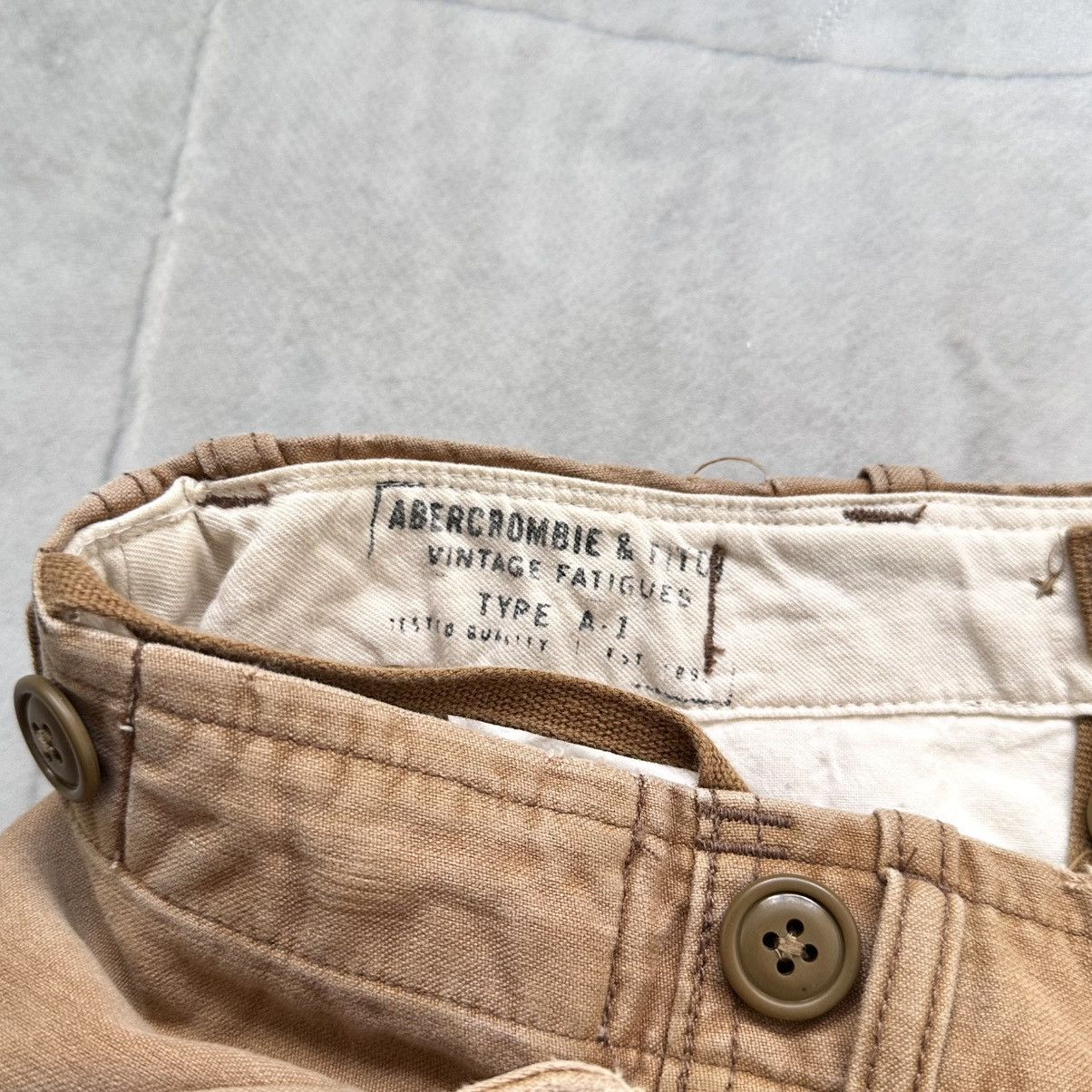 Abercrombie & Fitch RARE Abercrombie Fitch Military Parachute Baggy Cargo Pants Size US 34 / EU 50 - 9 Thumbnail