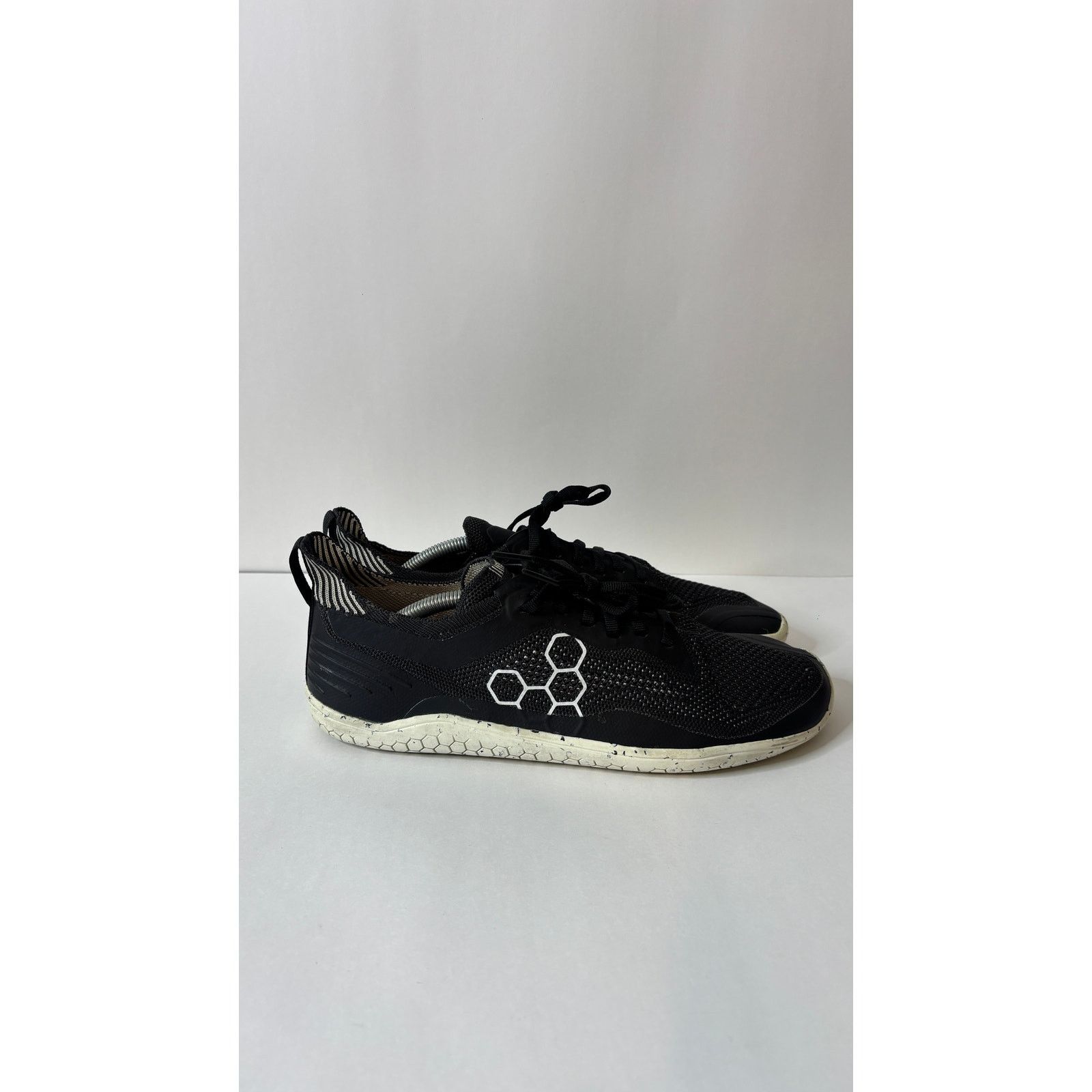 Vivobarefoot VivoBarefoot Geo Knit Mens 10 (43) Black Minimalist Trainers Size US 10 / EU 43 - 4 Thumbnail