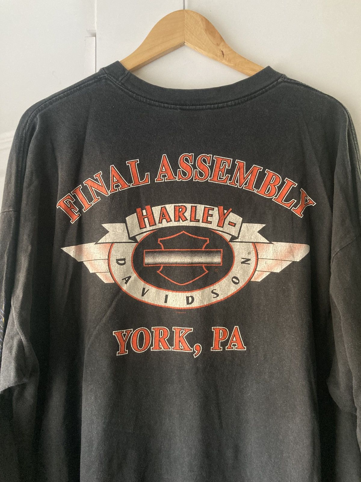 Harley Davidson harley davidson long sleeve eagle flames 1999 Size US XXL / EU 58 / 5 - 2 Thumbnail
