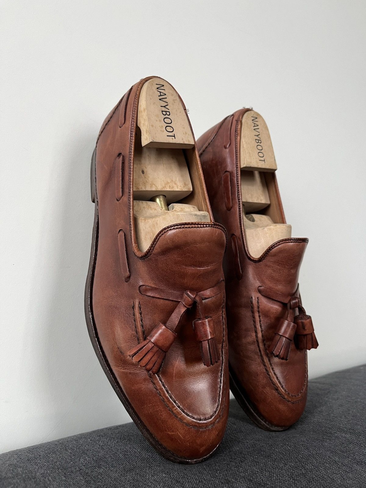 Cheaney Cheaney Boston Brown Made in England Loafers sz UK8 Size US 9 / EU 42 - 3 Thumbnail