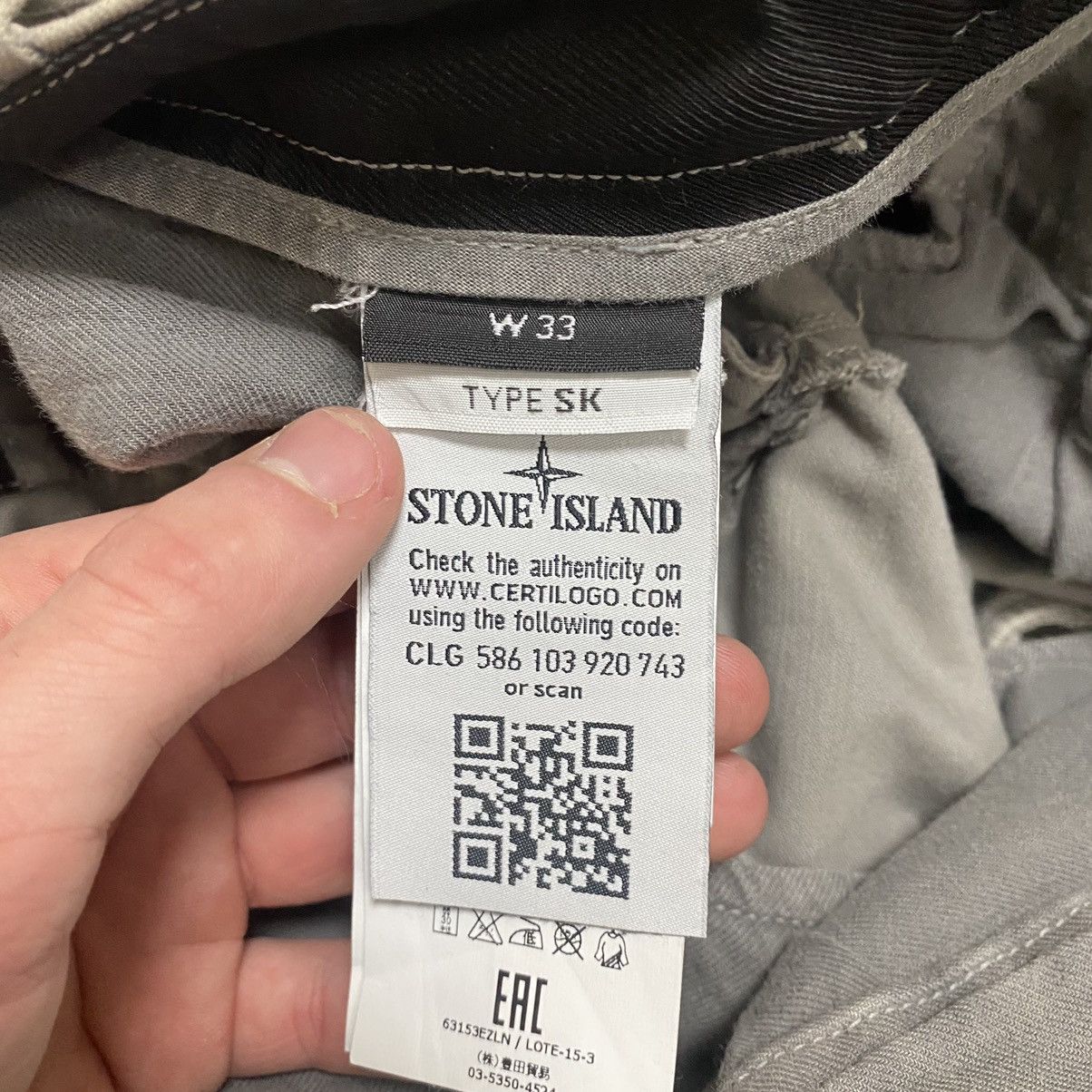 Stone Island Stone Island Pants cargo vintage Size US 33 - 7 Thumbnail