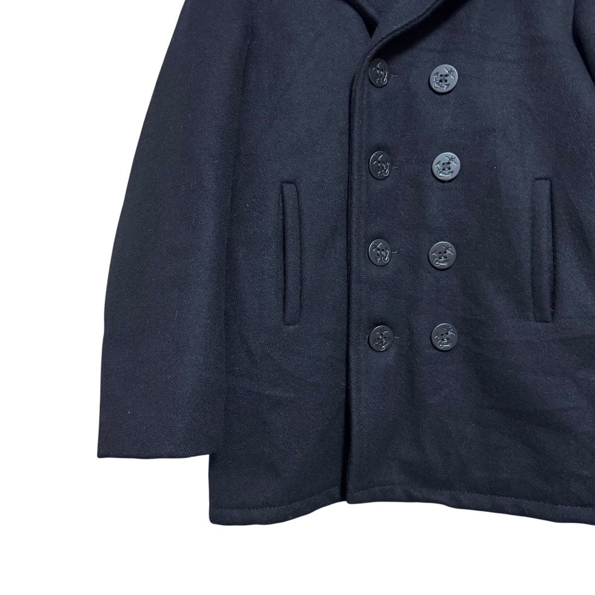 Schott Vintage Schott NYC U.S 740N Pea Jacket Melton Heavyweight Size US M / EU 48-50 / 2 - 7 Thumbnail