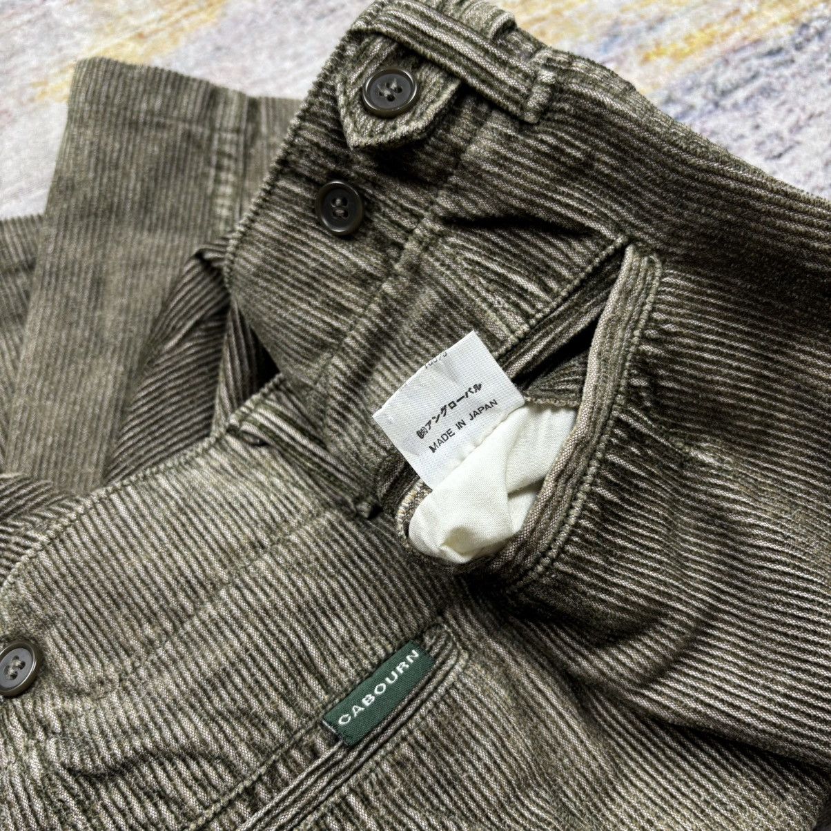 Nigel Cabourn Vintage 90s Nigel Cabourn authentic pleated cordoroy pants Size US 29 - 8 Thumbnail