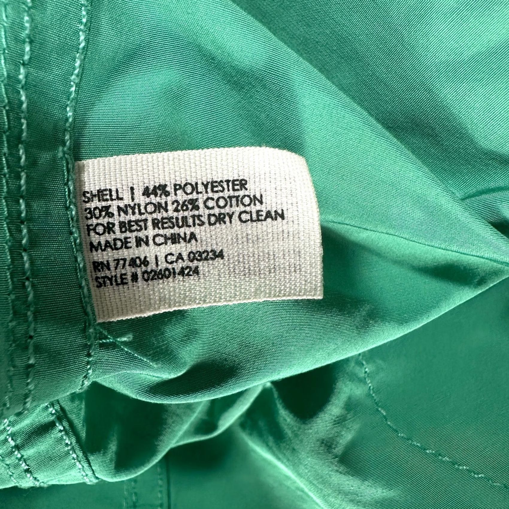 Club Monaco VINTAGE? No - Club Monaco Jacket Womens Medium Green Zip Up Hooded Pockets Windbreaker Rain Size M / US 6-8 / IT 42-44 - 7 Thumbnail