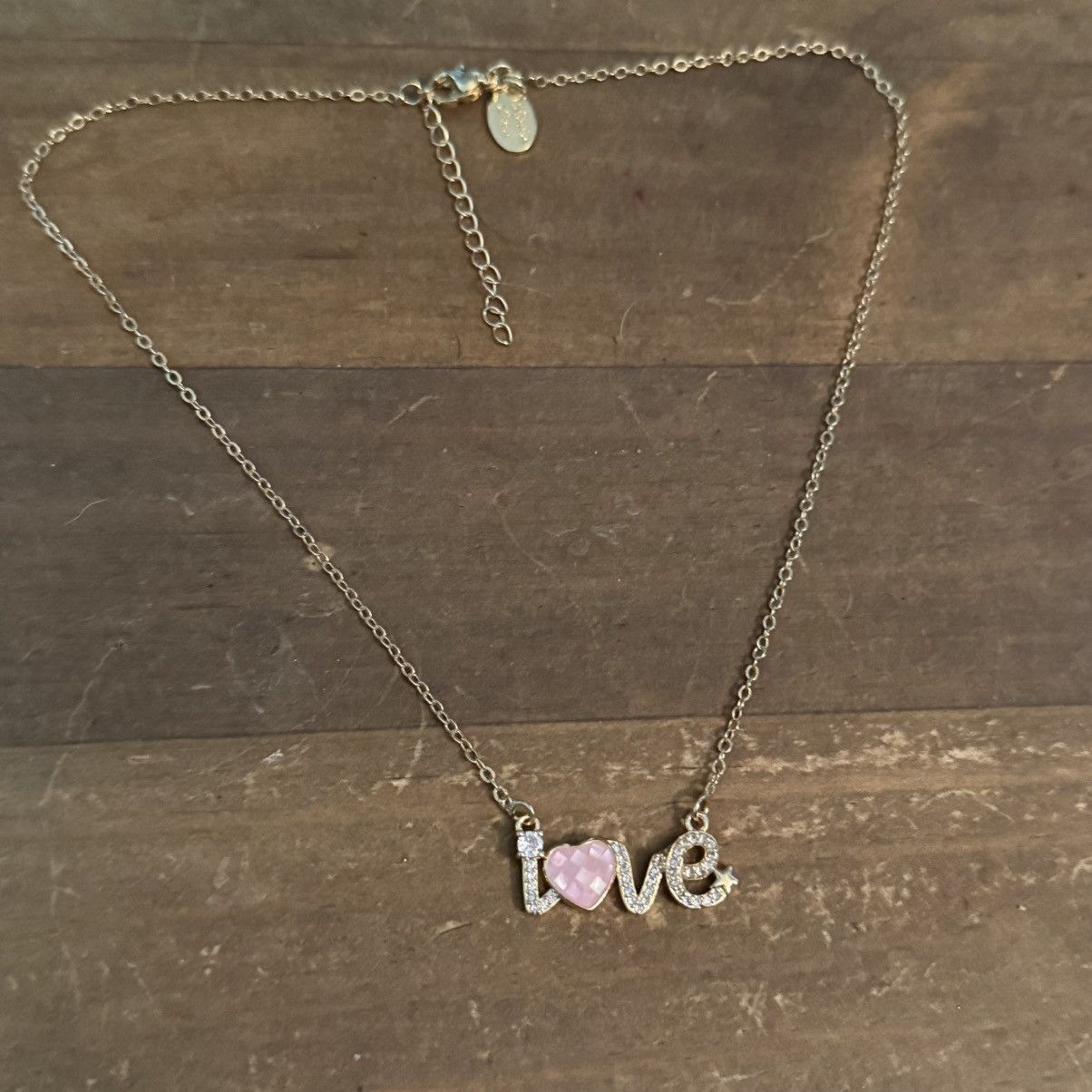 Other Melania Clara pave word love necklace Size ONE SIZE - 3 Thumbnail