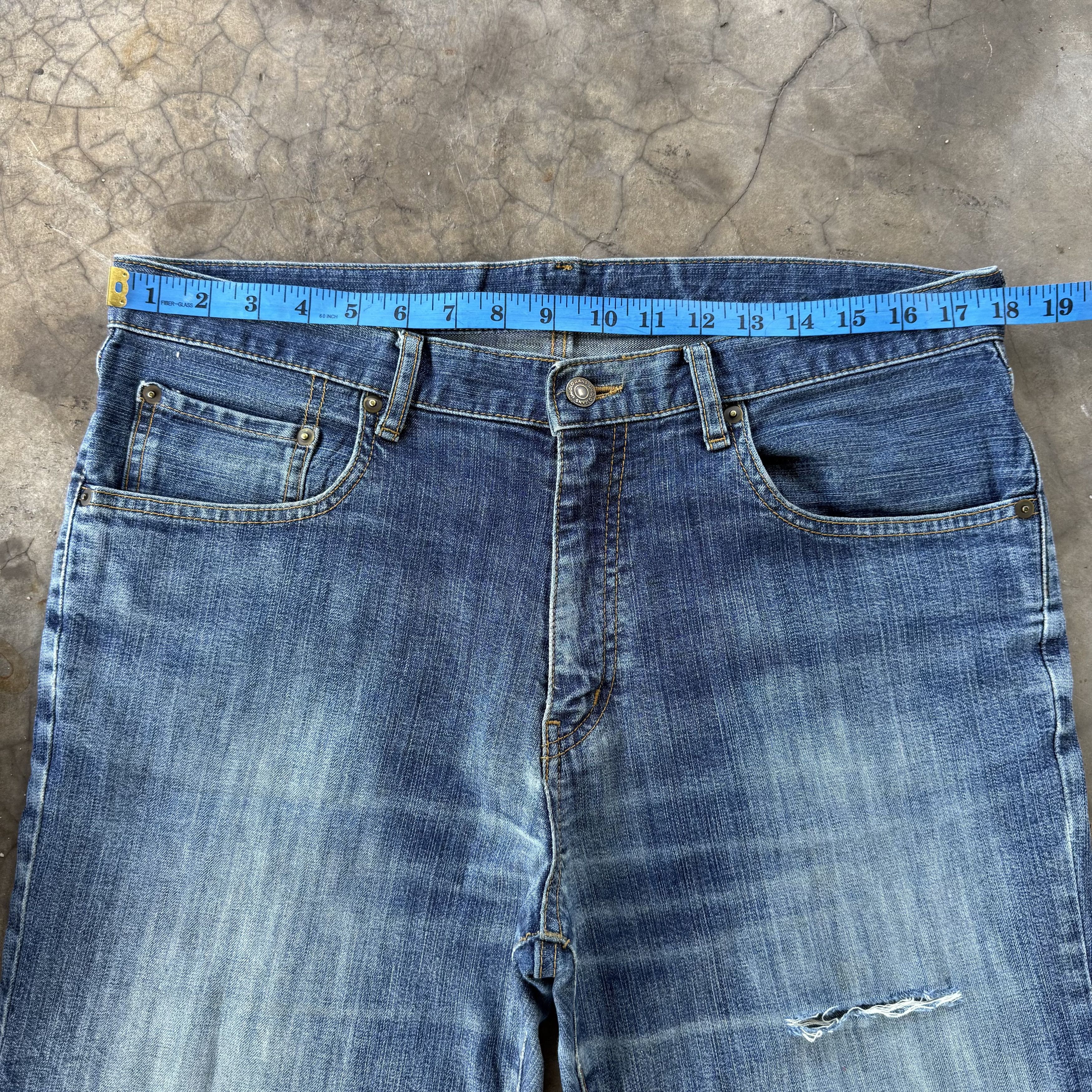 Japanese Brand W36 Vintage Japanese Flare Denim Faded Jean Pants Size US 36 / EU 52 - 6 Thumbnail
