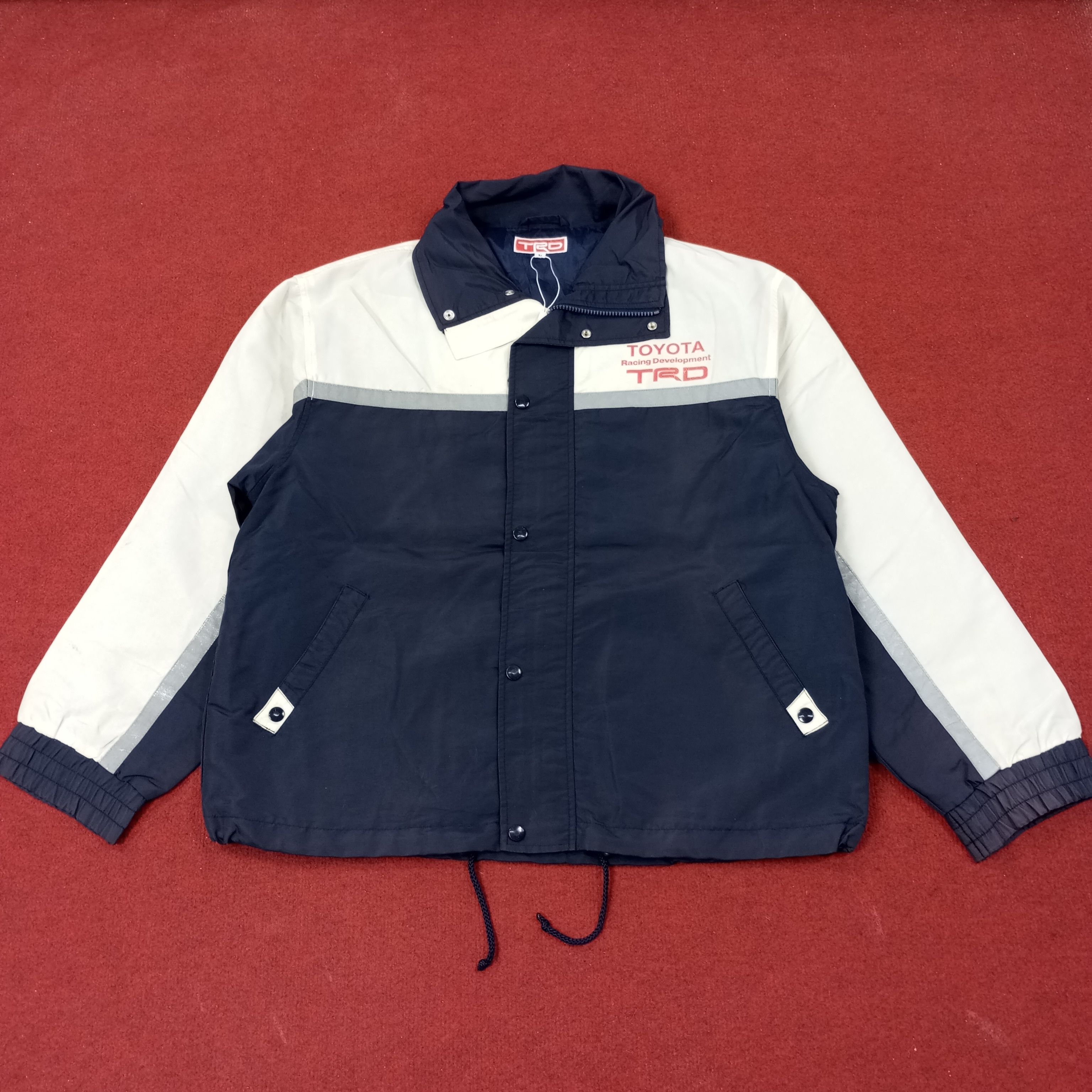 Vintage TRD Toyota Racing Development Motorsports Jacket c243n14 Size US XL / EU 56 / 4 - 3 Thumbnail