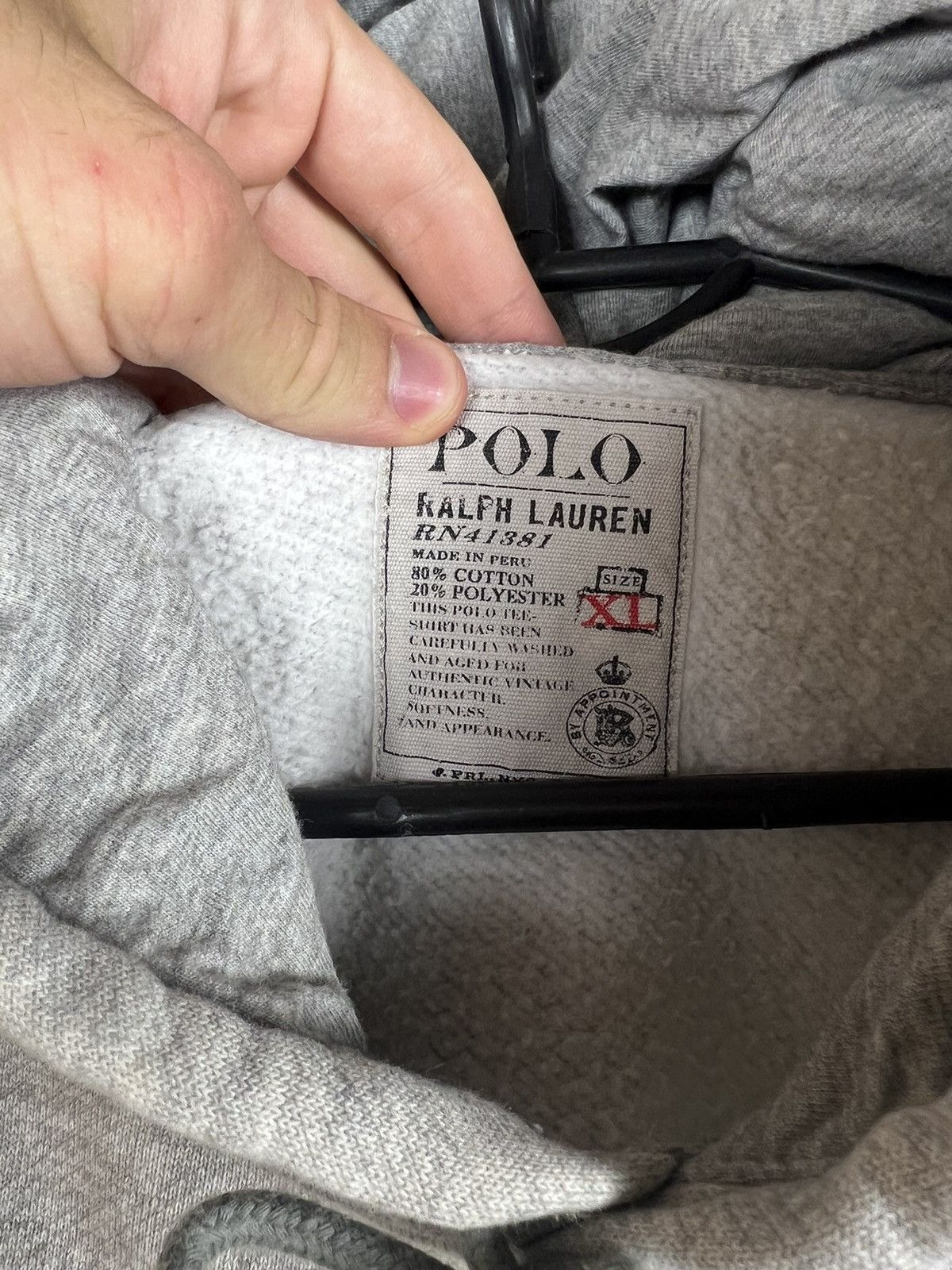 Polo Ralph Lauren Rare! Vintage Polo Ralph Lauren Stadium Rugby Hoodie Size US XL / EU 56 / 4 - 8 Thumbnail