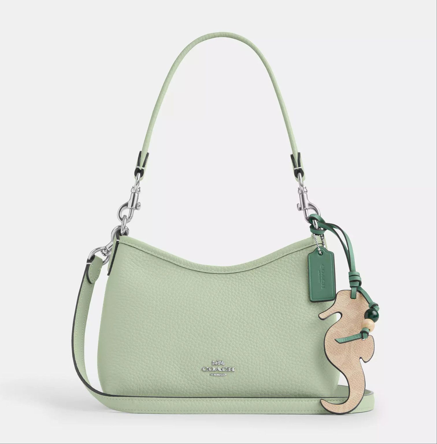 Coach Laurel Small Shoulder Bag With Seahorse Charm CBI04 Size ONE SIZE - 4 Thumbnail