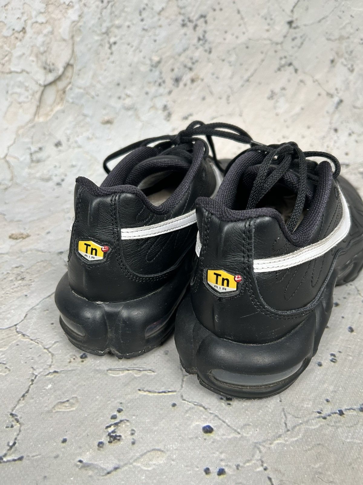 Nike Nike Air TN Black White Swoosh Streetwear Drill Rap Size US 8.5 / EU 41-42 - 7 Thumbnail