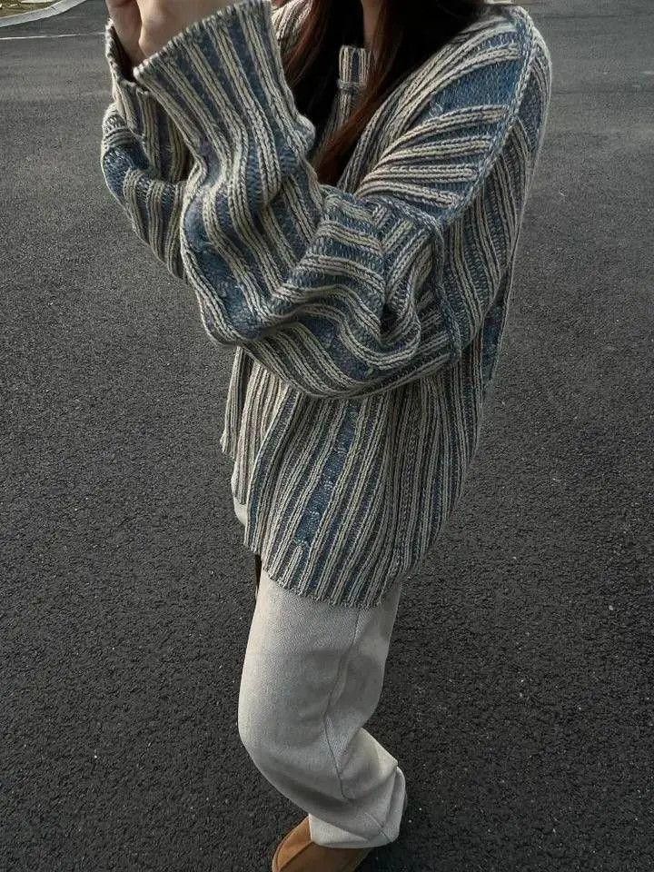 Other Striped Knit Sweater Size M / US 6-8 / IT 42-44 - 2 Thumbnail