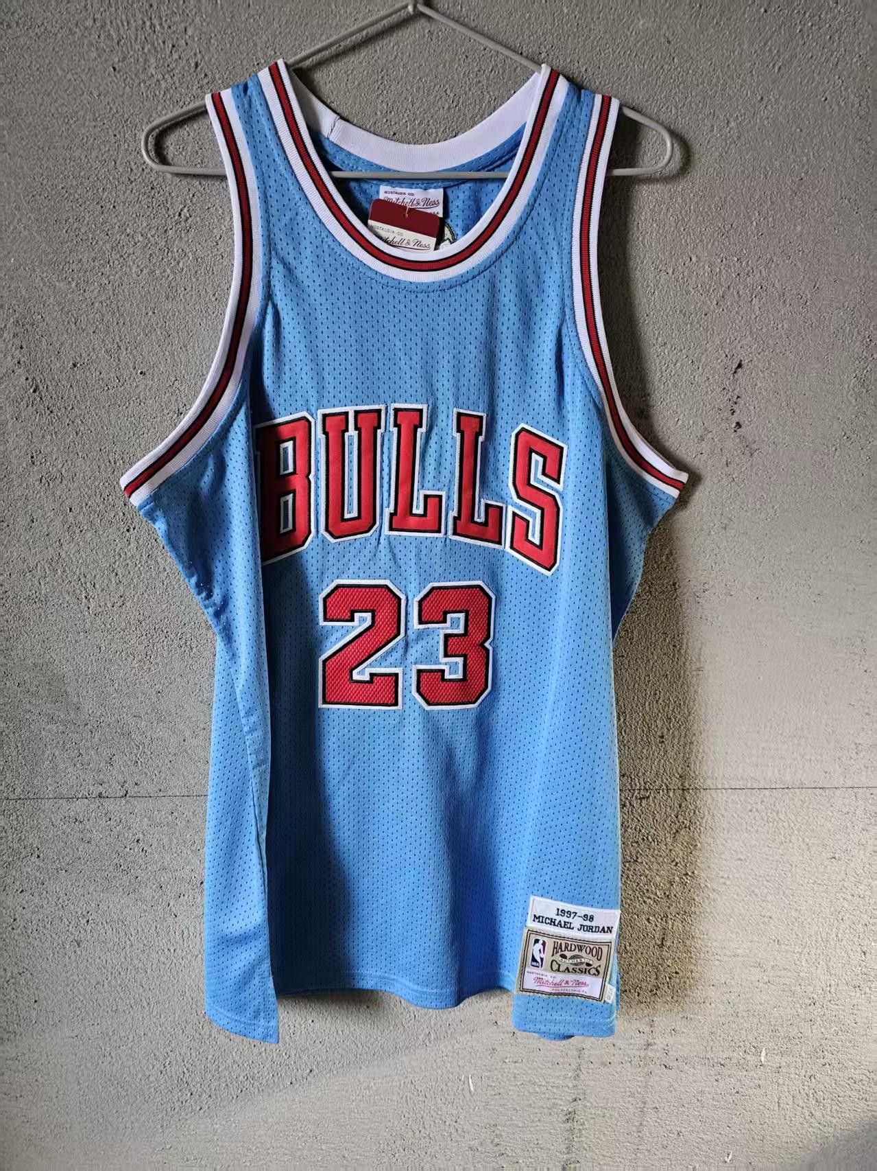 NBA Chicago Bulls #23 Michael Jordan Jersey Blue Size US L / EU 52-54 / 3 - 2 Thumbnail