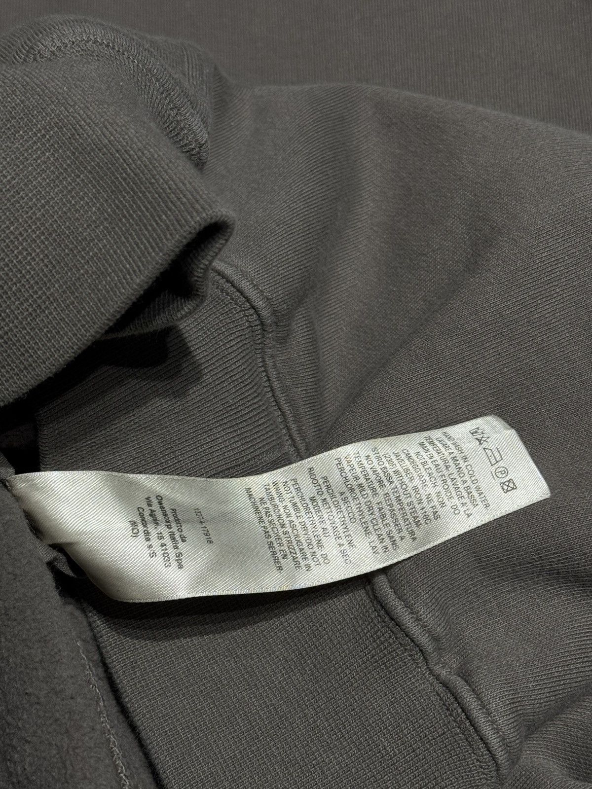 Rick Owens Drkshdw GRANBURY DUST MILK HOODIE DRAWSTRING PULLOVER Size US XL / EU 56 / 4 - 4 Thumbnail