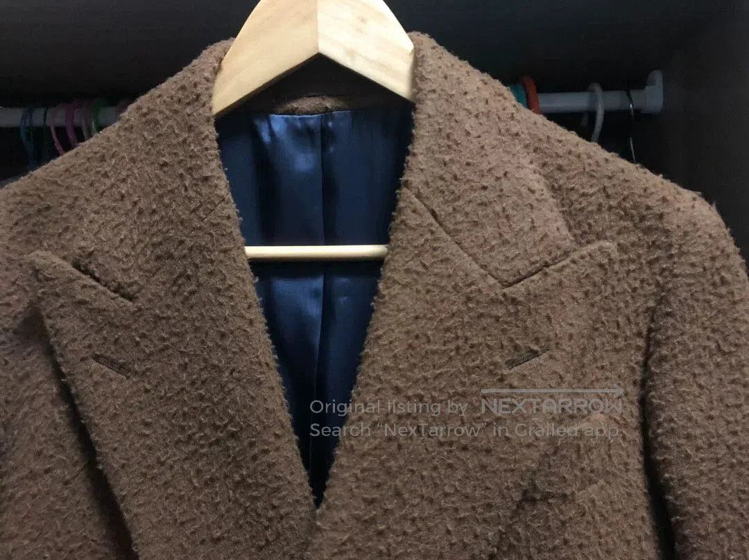 Suitsupply Italian Brown Wool Overcoat by Suitsupply. Size US S / EU 44-46 / 1 - 5 Thumbnail