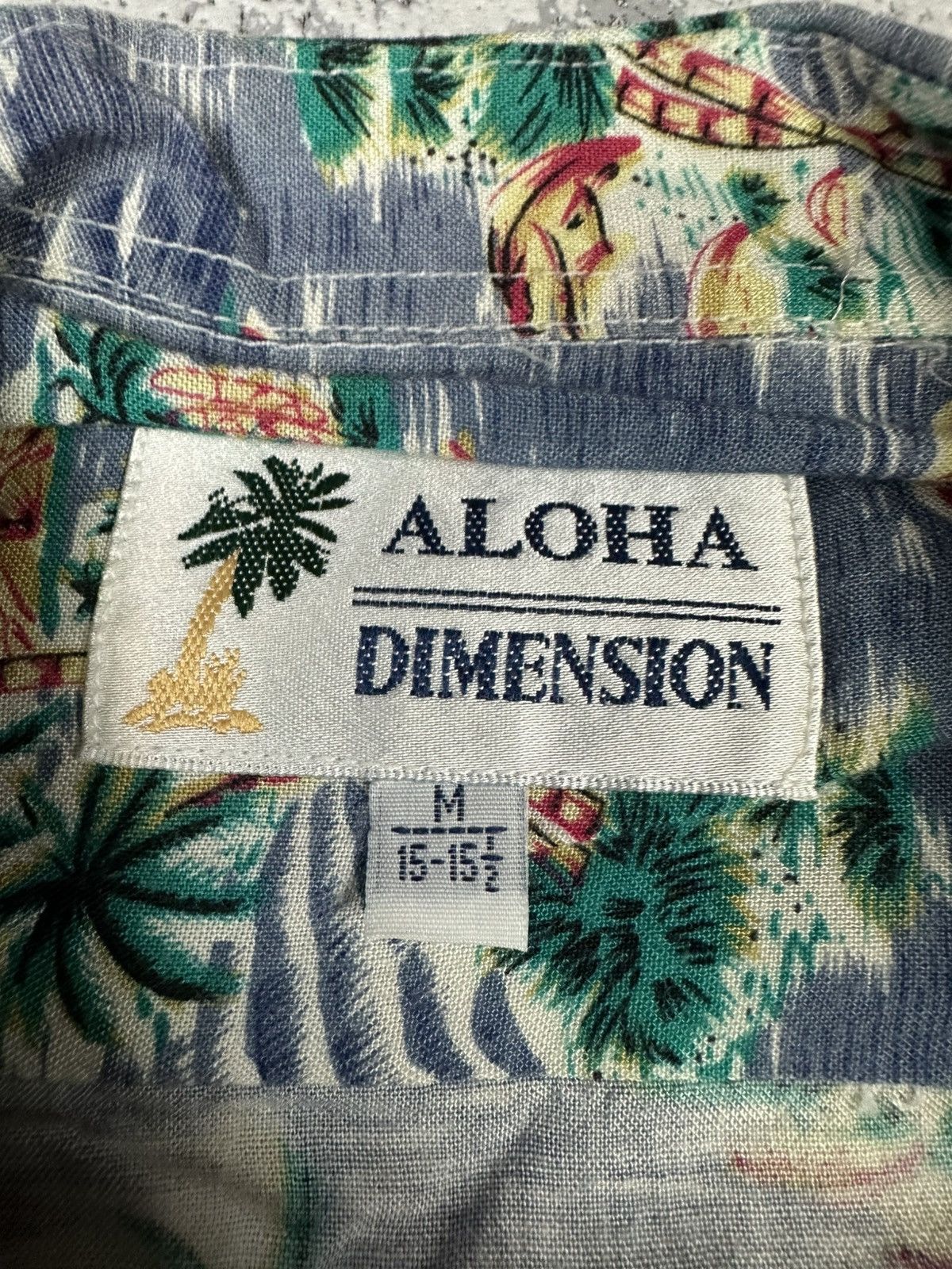 Vintage Vintage Aloha Dimension Hawaiian Shirt Rayon Island Print Size US M / EU 48-50 / 2 - 8 Thumbnail