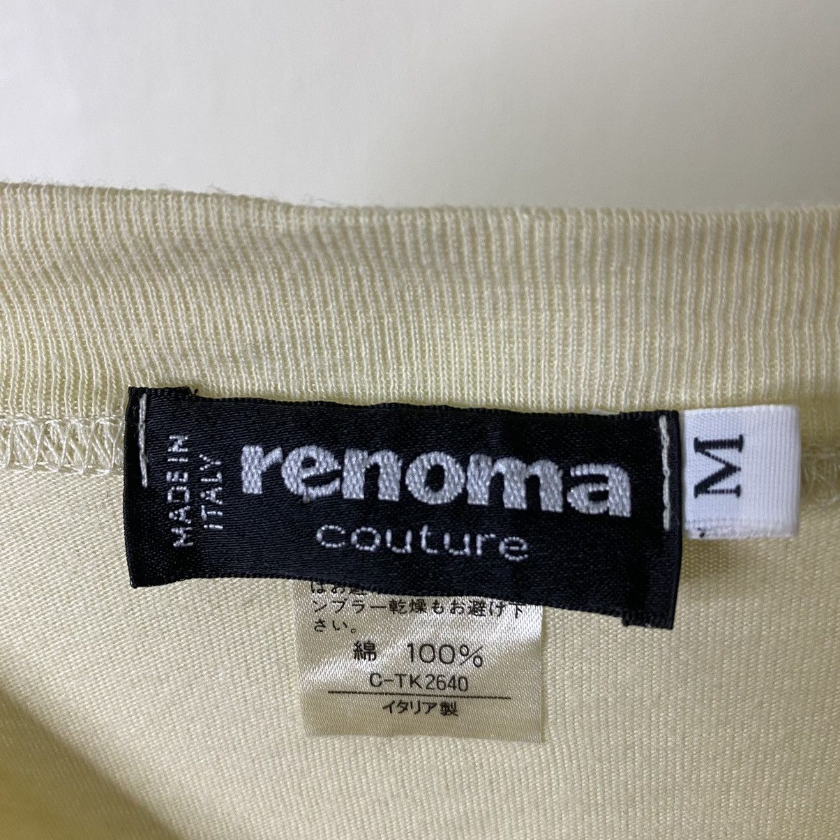 Renoma × Vintage Vintage 1990s Renoma Paris Big Logo T Shirt Size US L / EU 52-54 / 3 - 3 Thumbnail