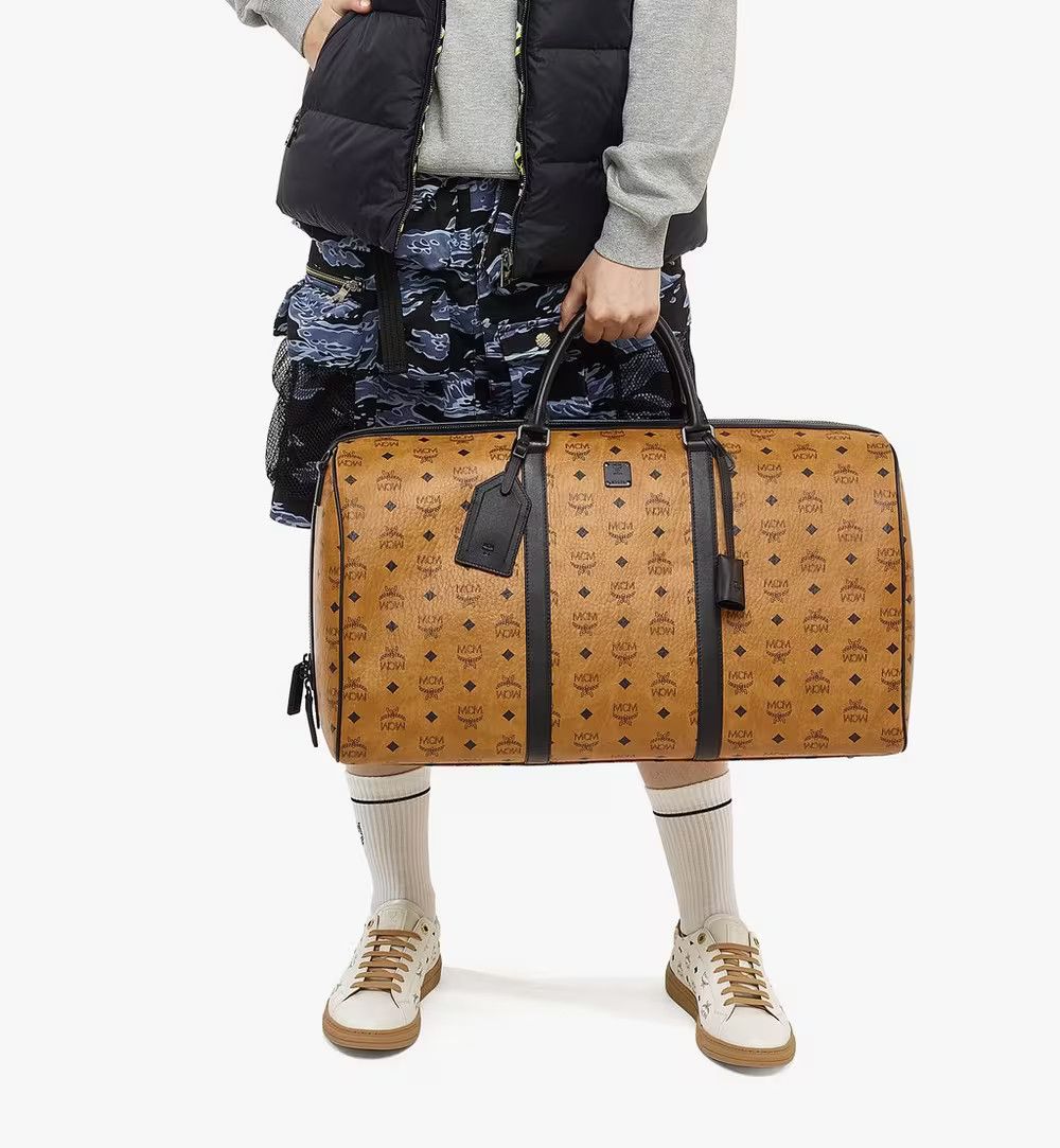 MCM o1mt1gz0125 Size: OS / Unisex Weekender Bag in Brown/Black Size ONE SIZE - 8 Thumbnail