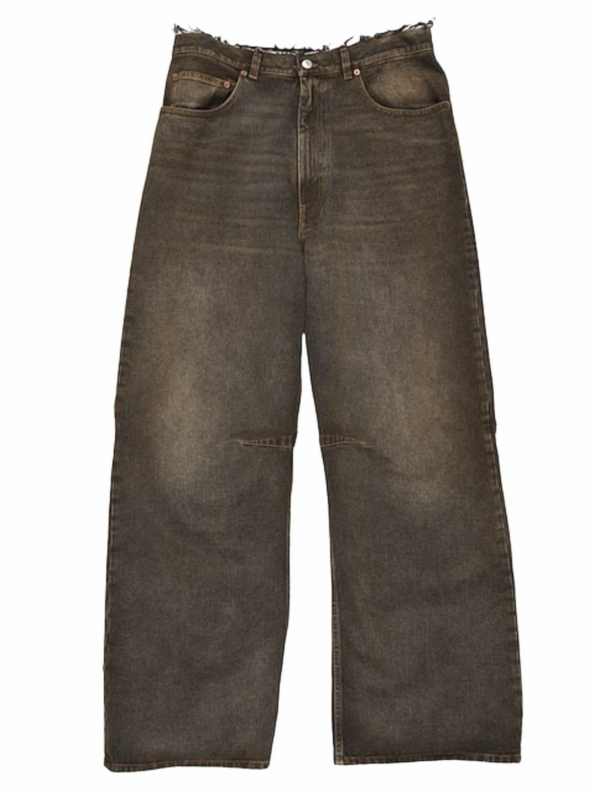 Maison Margiela DS Maison Margiela Rare Faded Raw Cut Baggy Denim Jeans Size US 30 / EU 46 - 2 Thumbnail