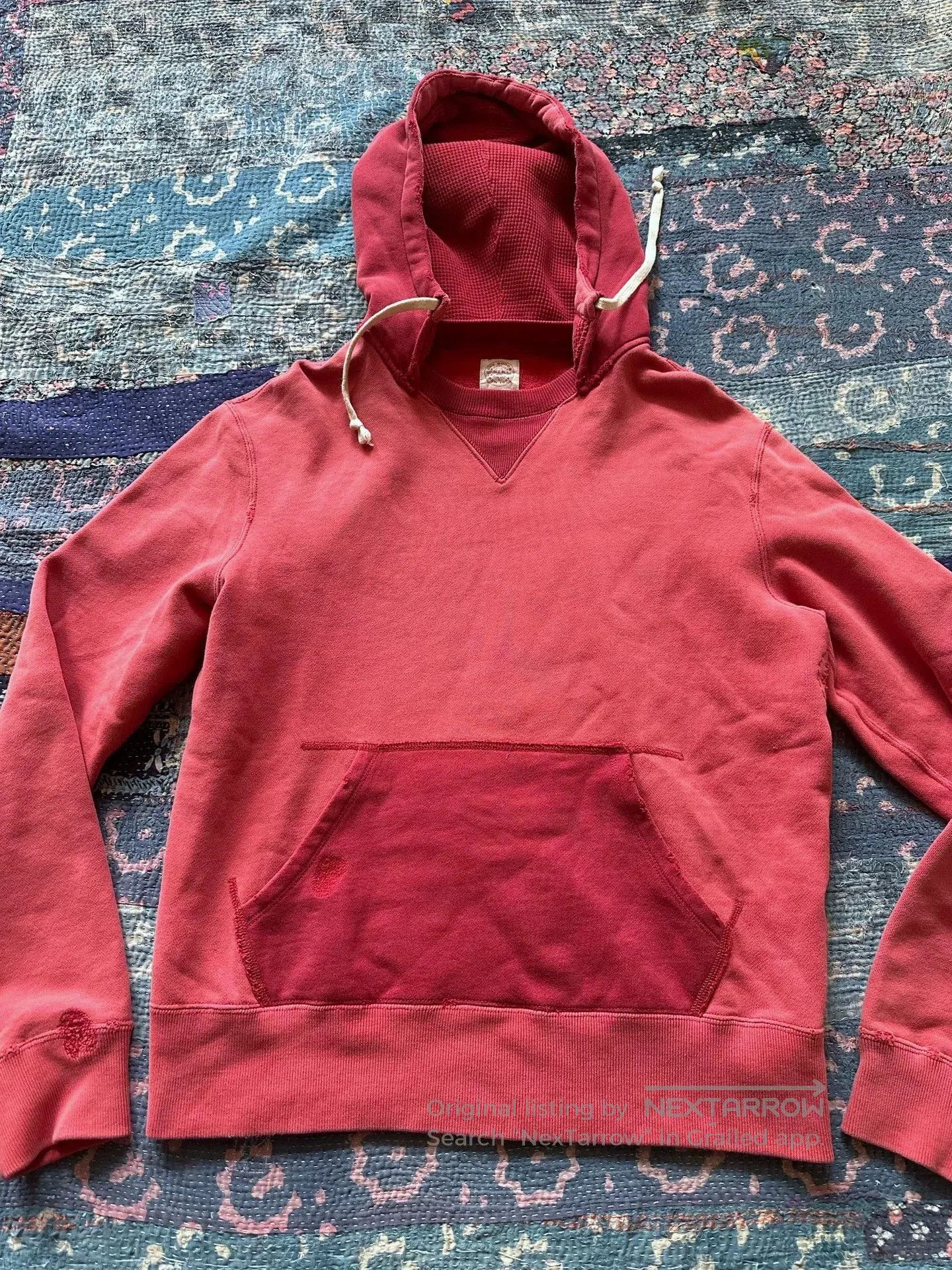 RRL Ralph Lauren rrl distressed hoodie with color block detailing. Size US M / EU 48-50 / 2 - 1 Thumbnail