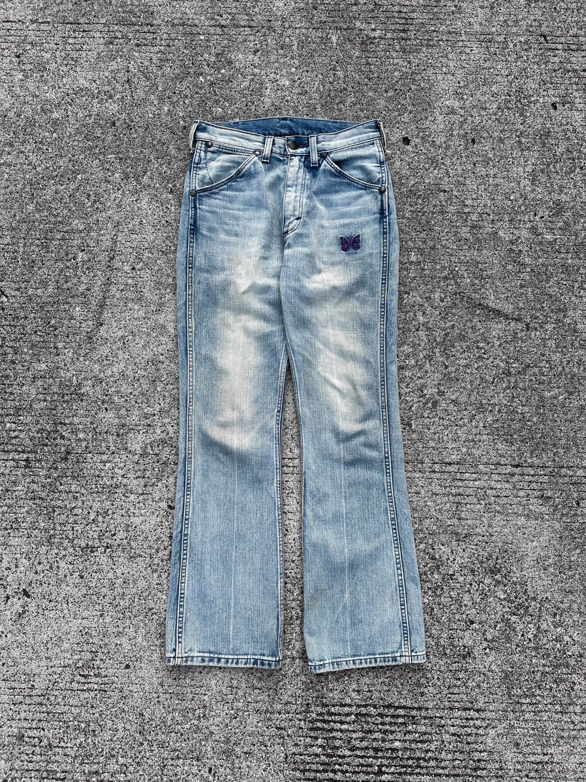 Needles 2021 Exclusive Bootcut Washed Denim